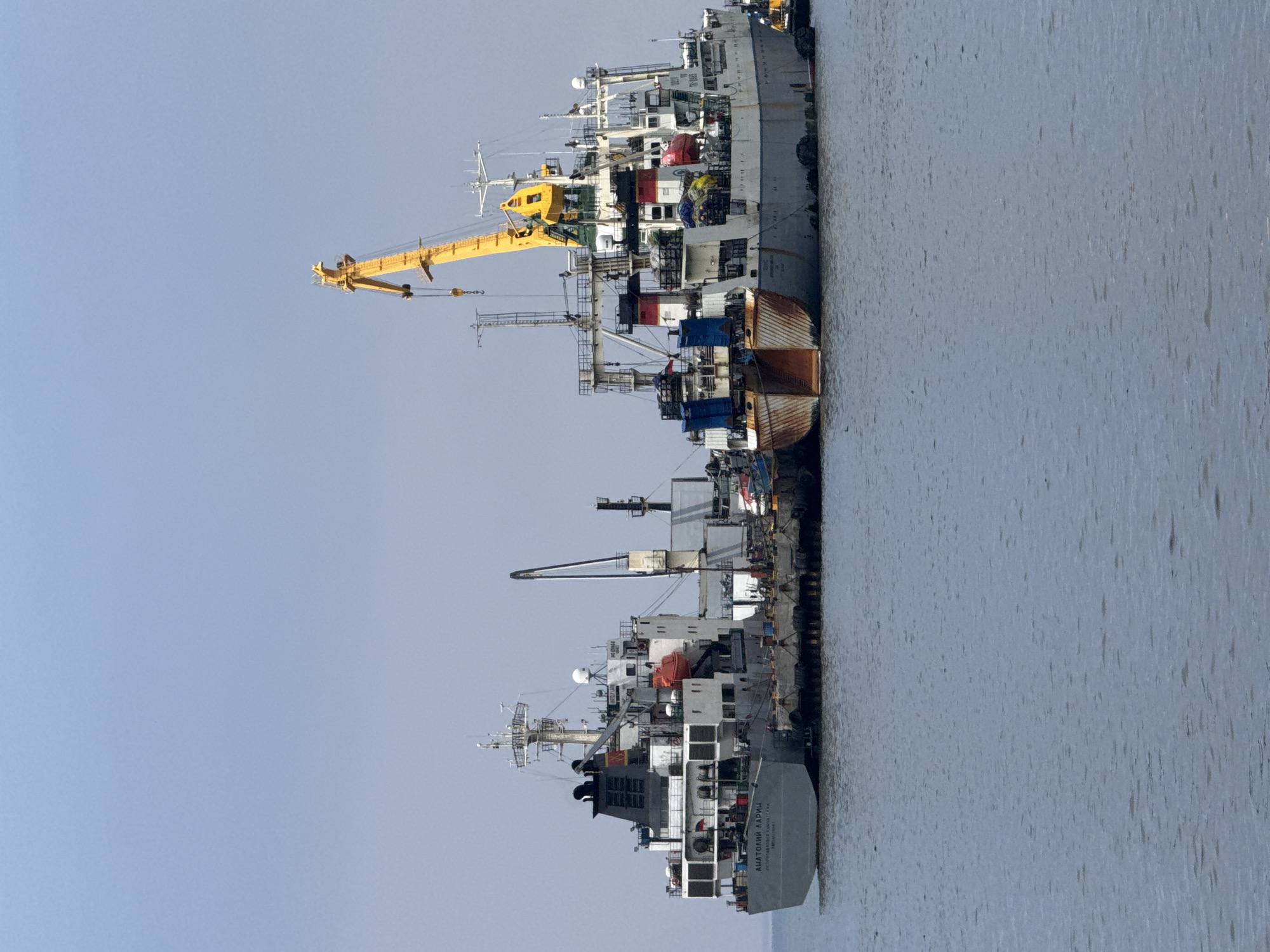Casual harbor walk documented in Petropavlovsk-Kamchatsky, Russia