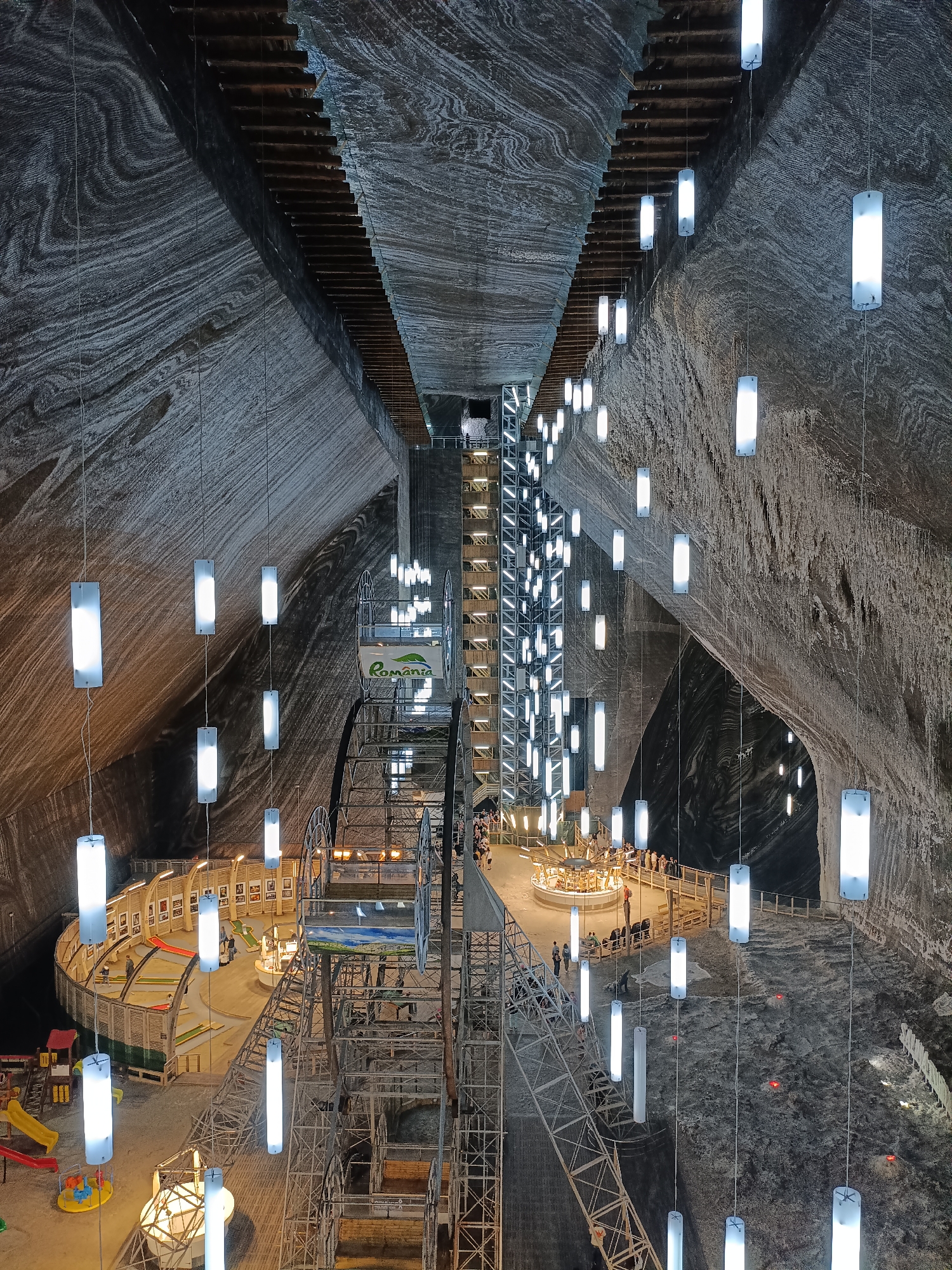 Inside Salina Turda, Romania's underground salt mine attraction
