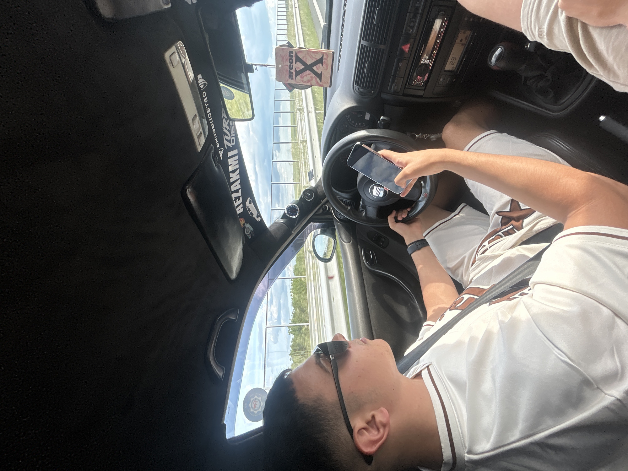 Road trip documented with World Cup Coca-Cola and highway scenes
