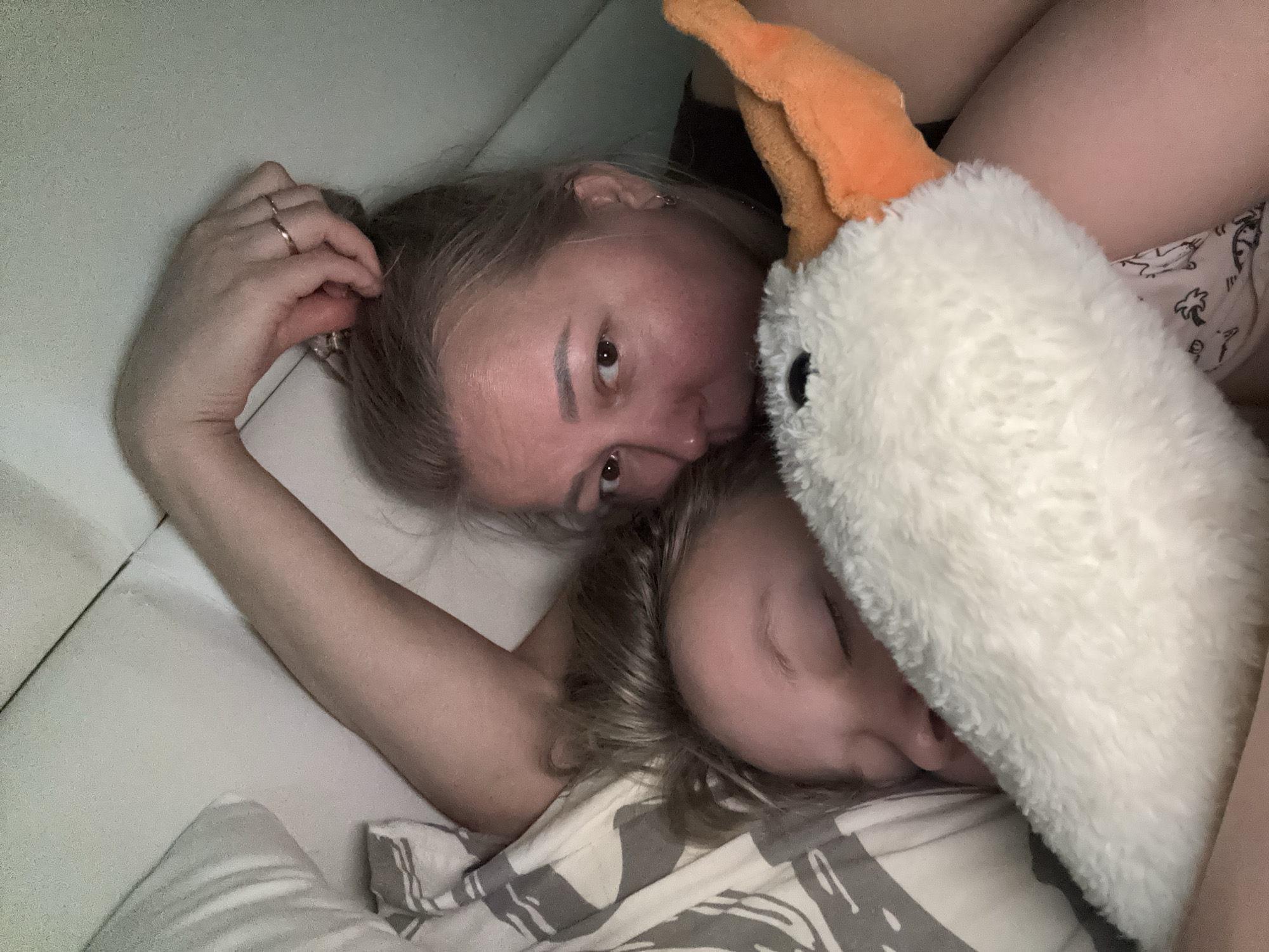 Family relaxes at home during quiet evening in Izhevsk