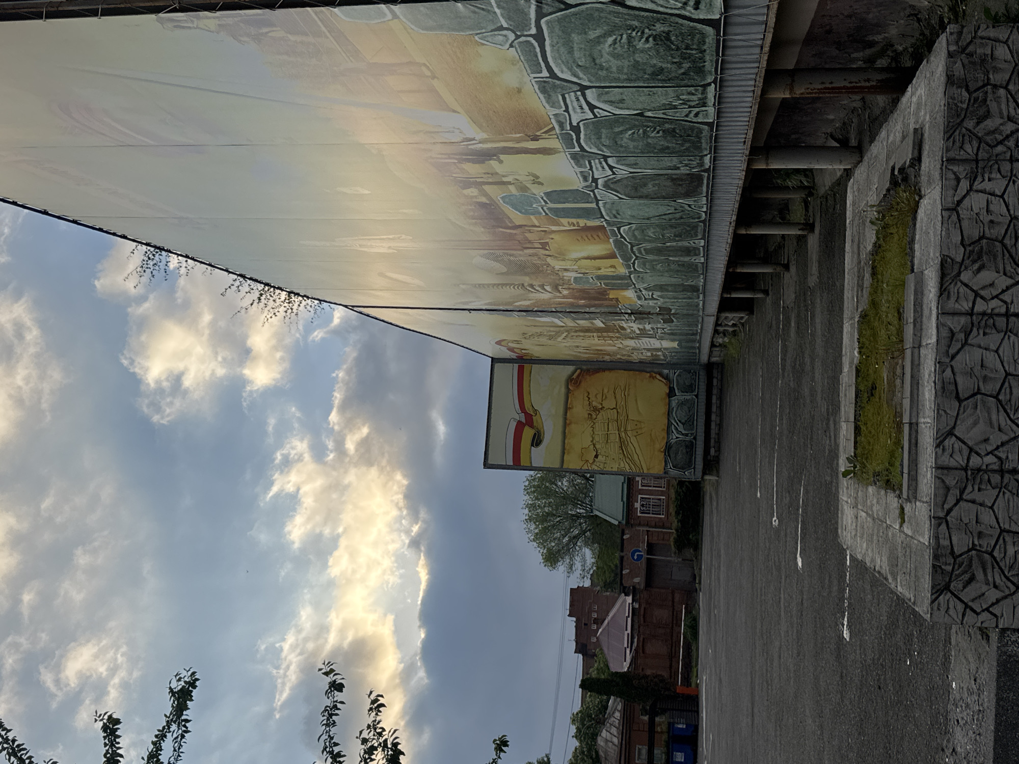 Public art and infrastructure documented in Georgian towns