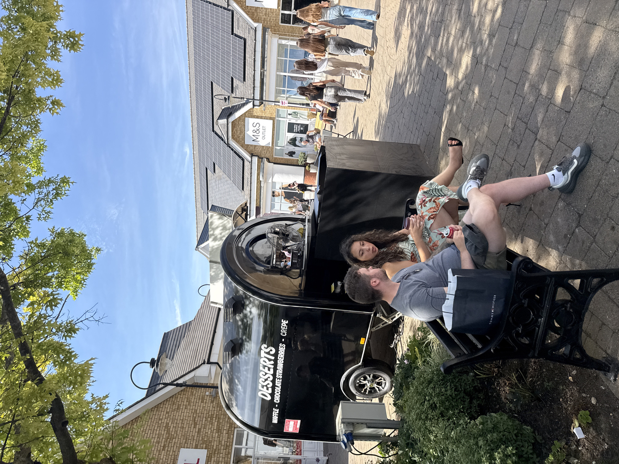 Afternoon out at Braintree Village outlet on a sunny day