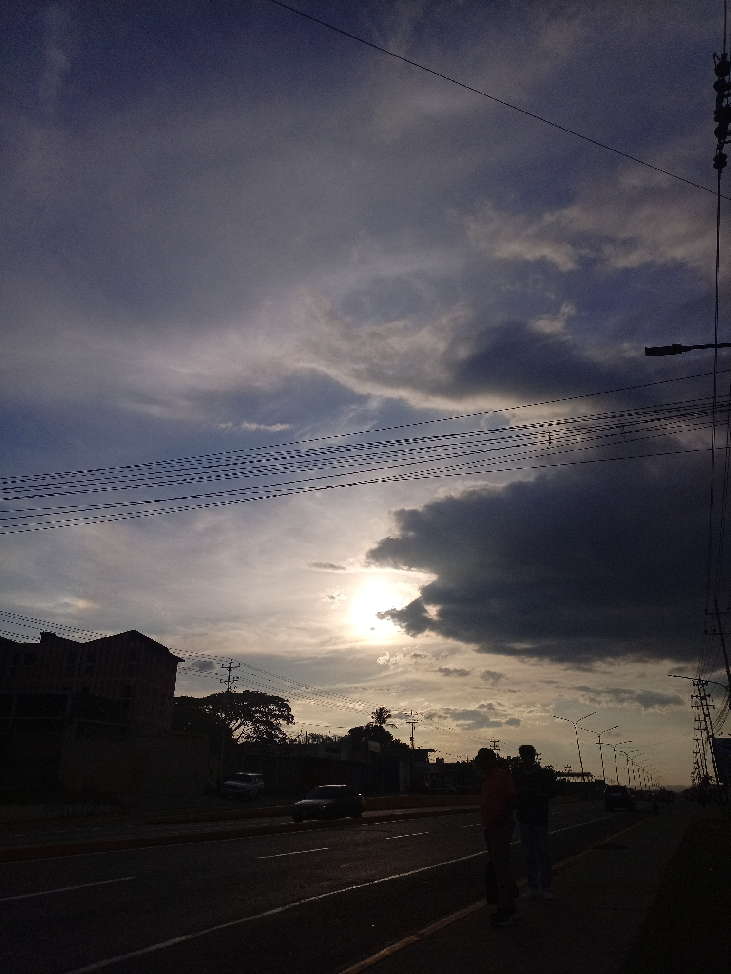 Evening scenes documented across Cabudare, Venezuela streets and infrastructure