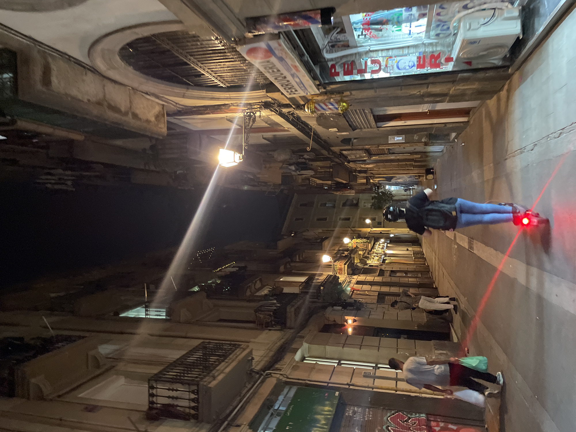 Saturday night roaming through Barcelona's old city streets