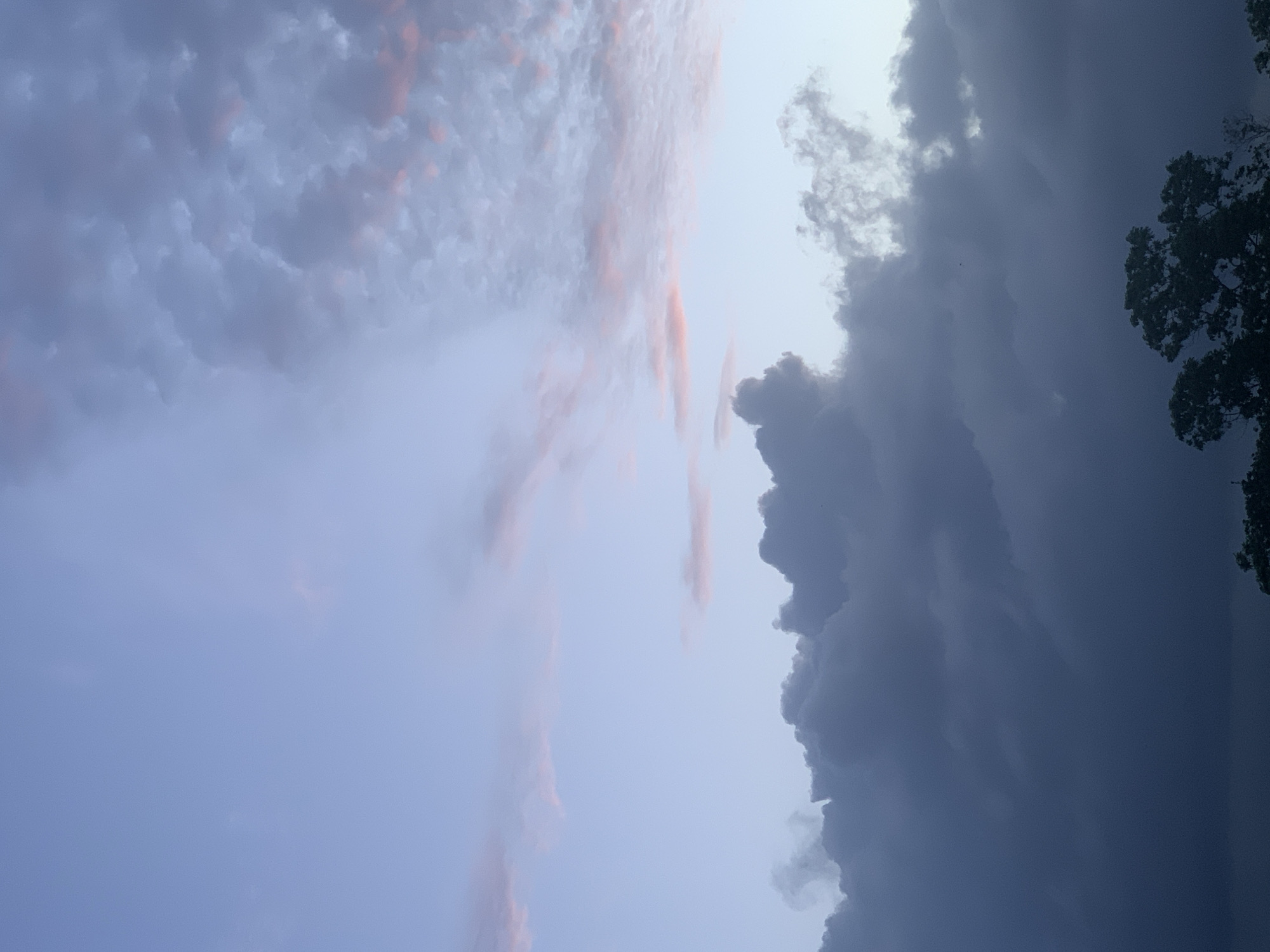 Twilight sky changes documented over Karandugoda village, Sri Lanka