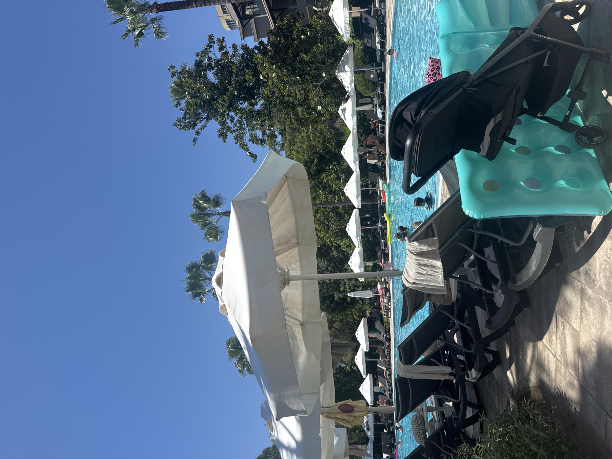 Lazy resort morning at a Manavgat pool complex