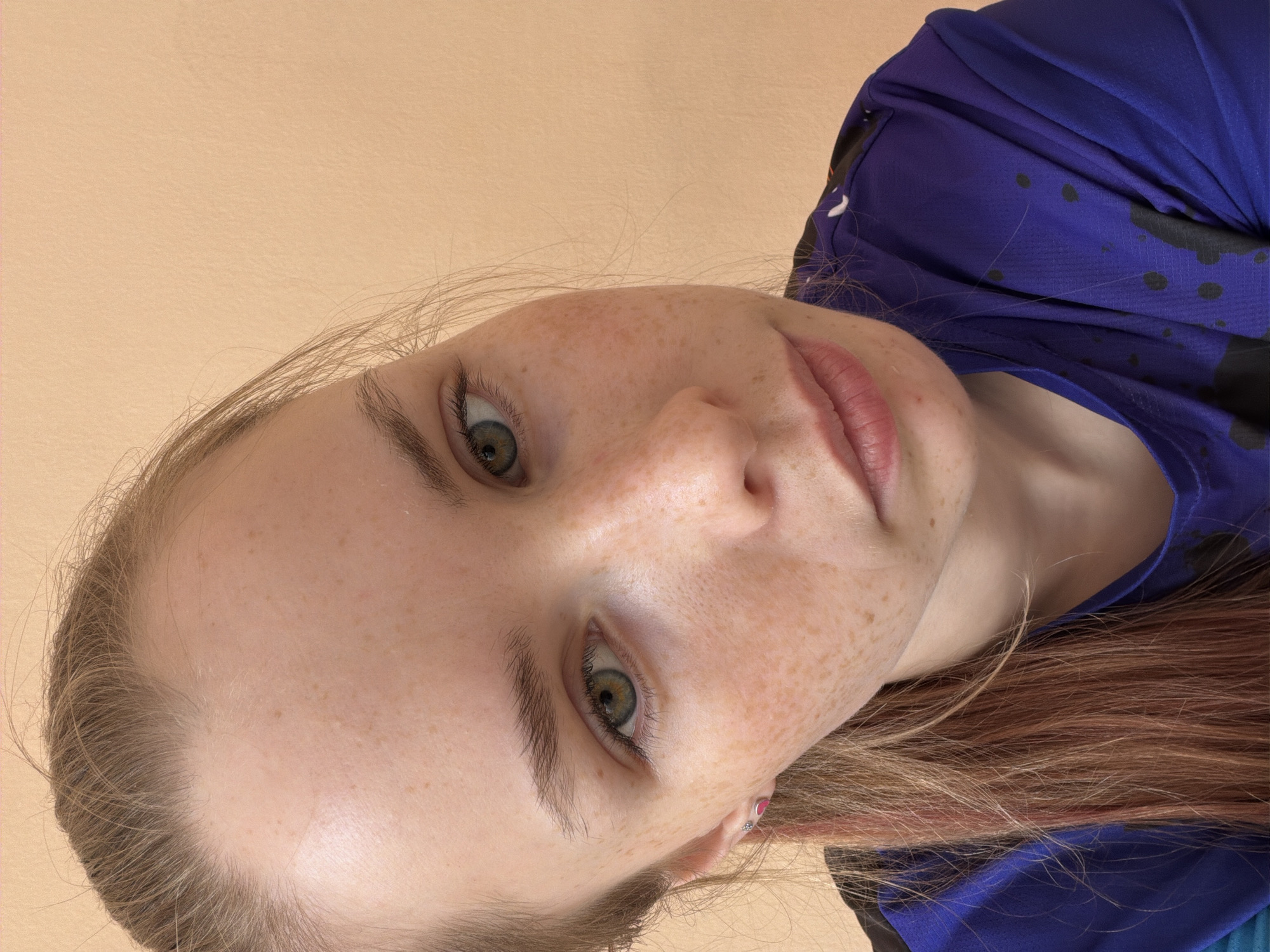 Portrait session with medical equipment documented in Berezniki gymnasium