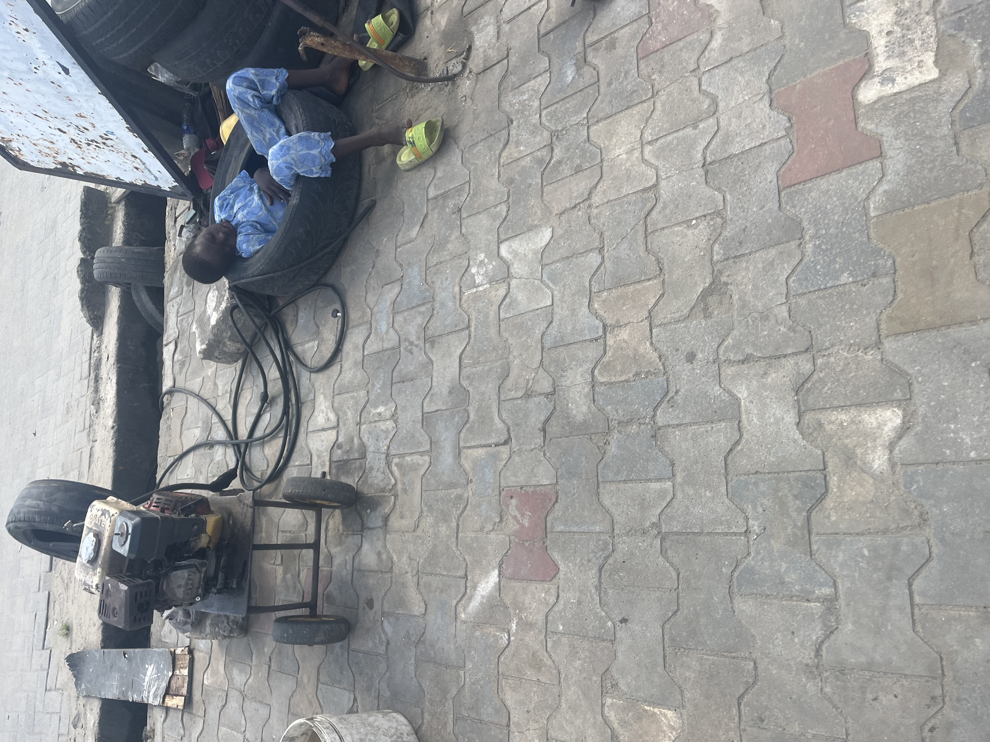 Morning street life documented in Ado, Nigeria