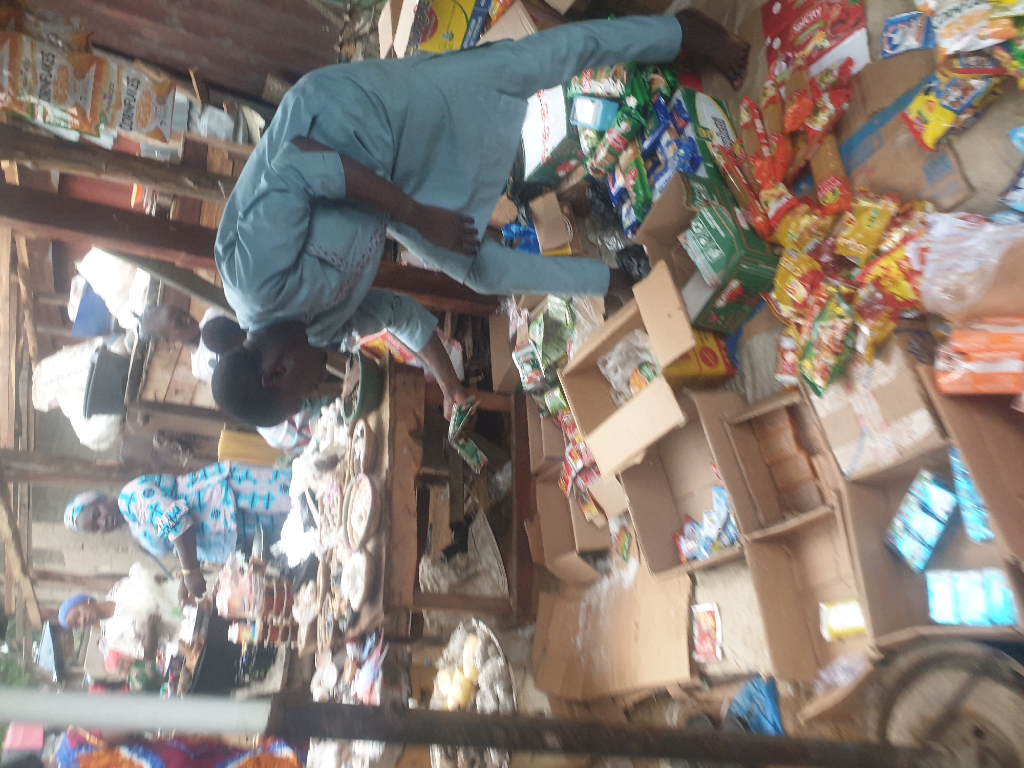 Nigerian market scenes captured across two towns Monday afternoon