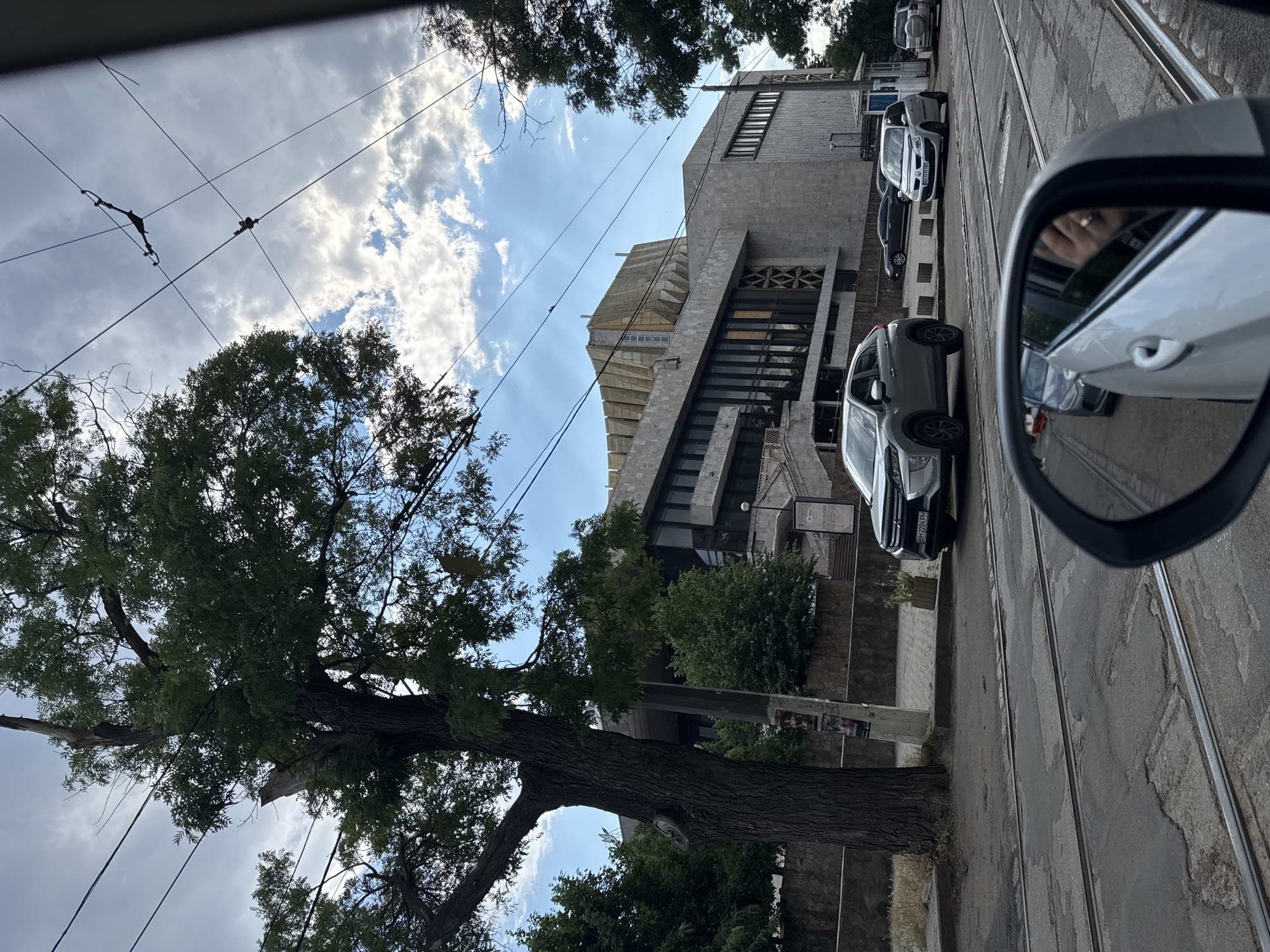 Brief afternoon drive documented through Odesa streets in summer