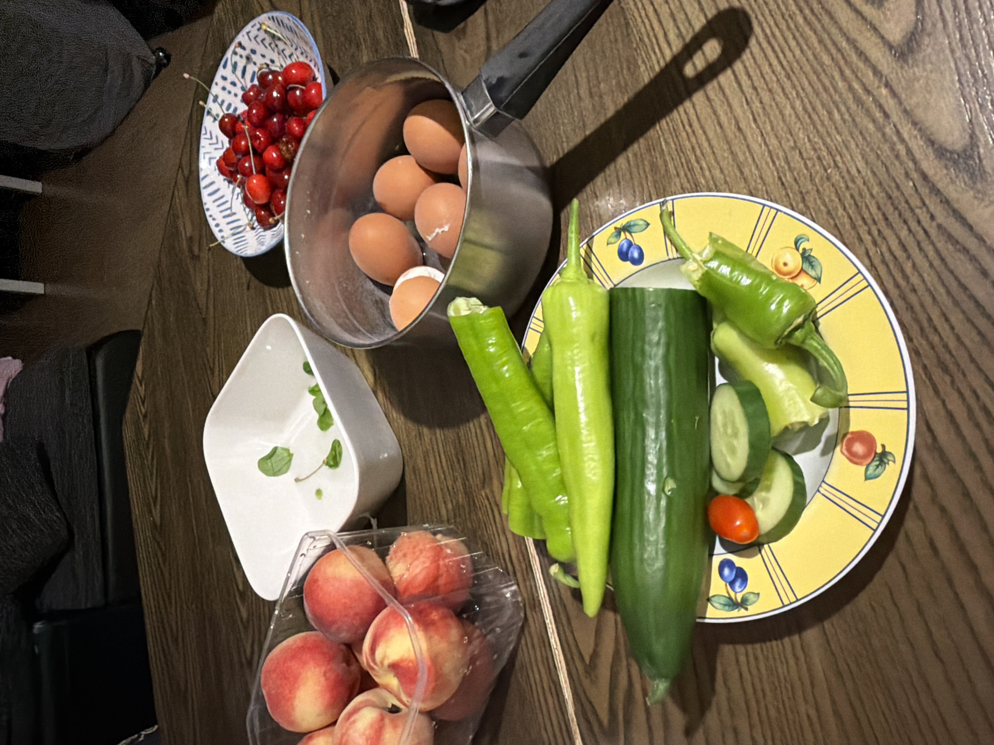 Evening meal preparation documented in Strasbourg residential area