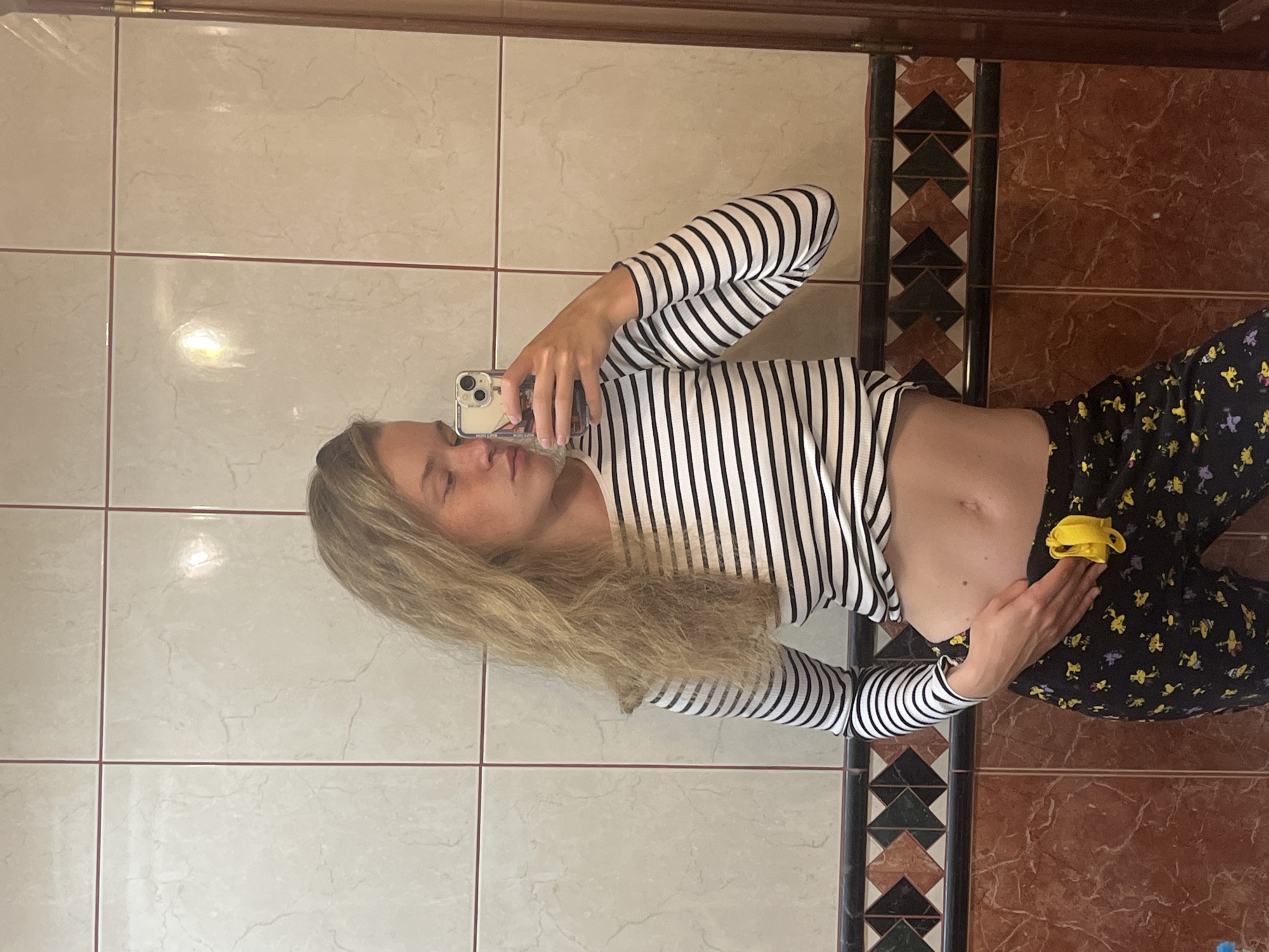 Young Woman's Evening Routine Captured in Budva, Montenegro