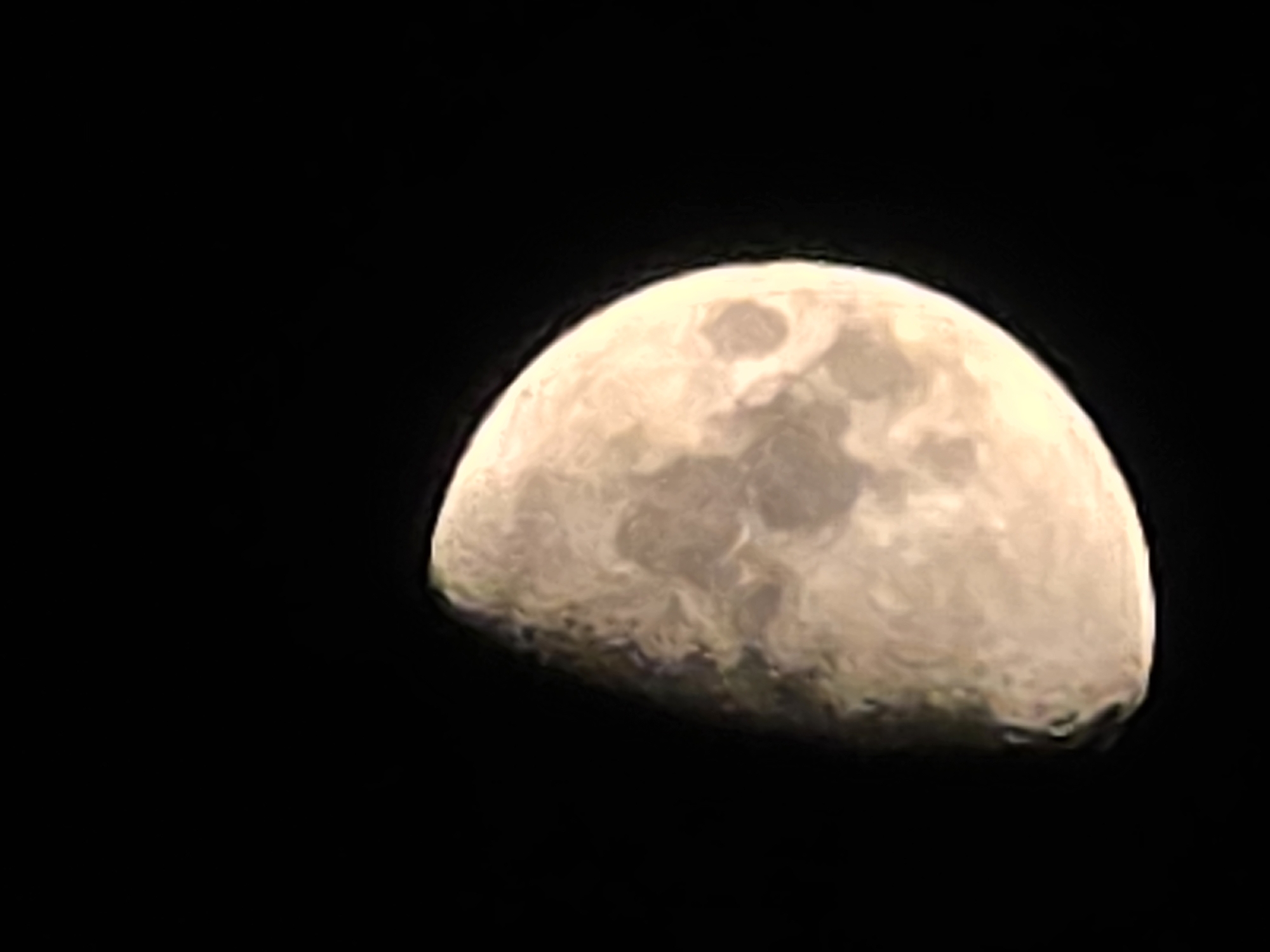 Moon photography session from Yambol, Bulgaria, August evening