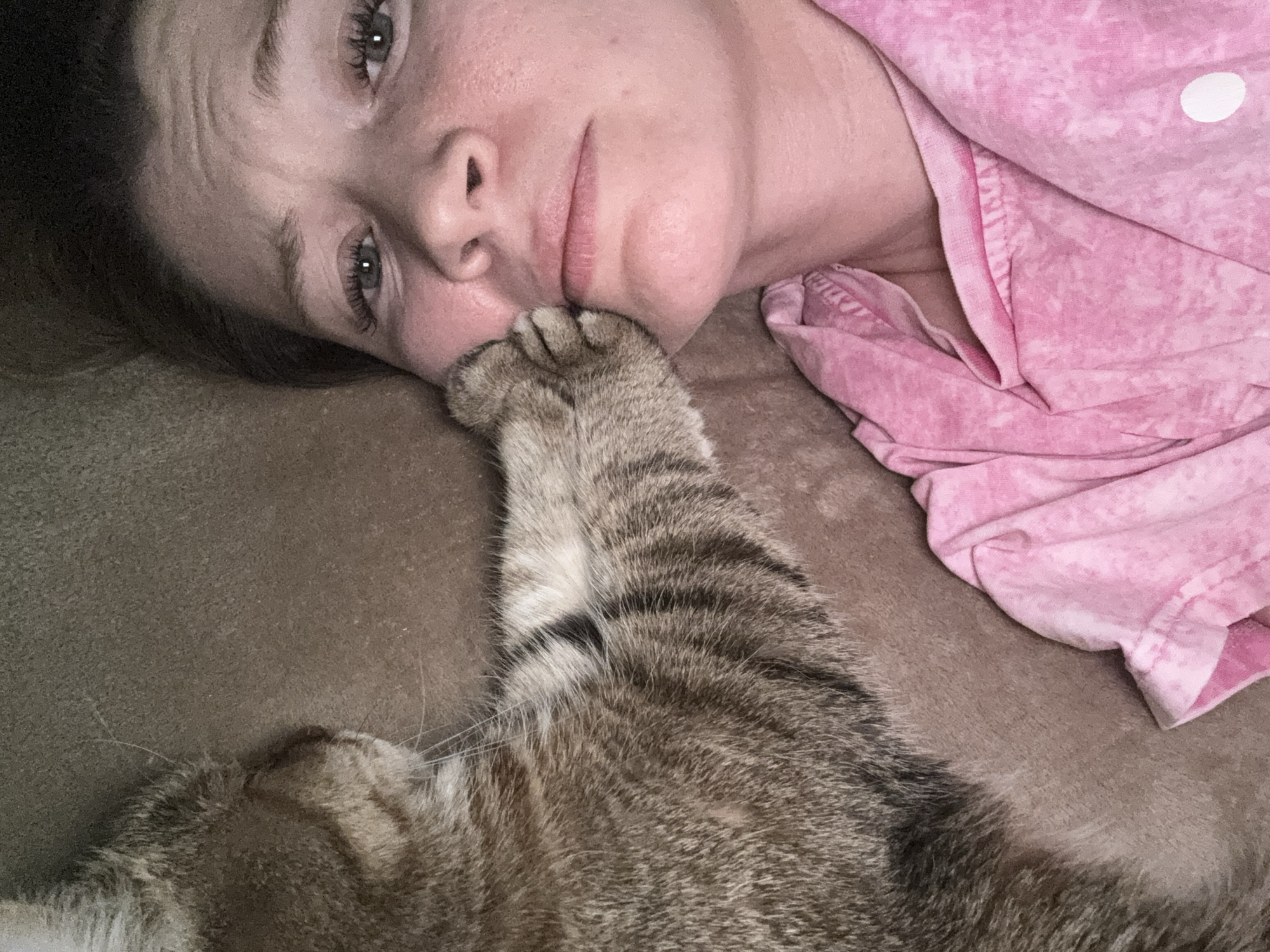 Quiet domestic moments with pets and crafts in Chaikovsky