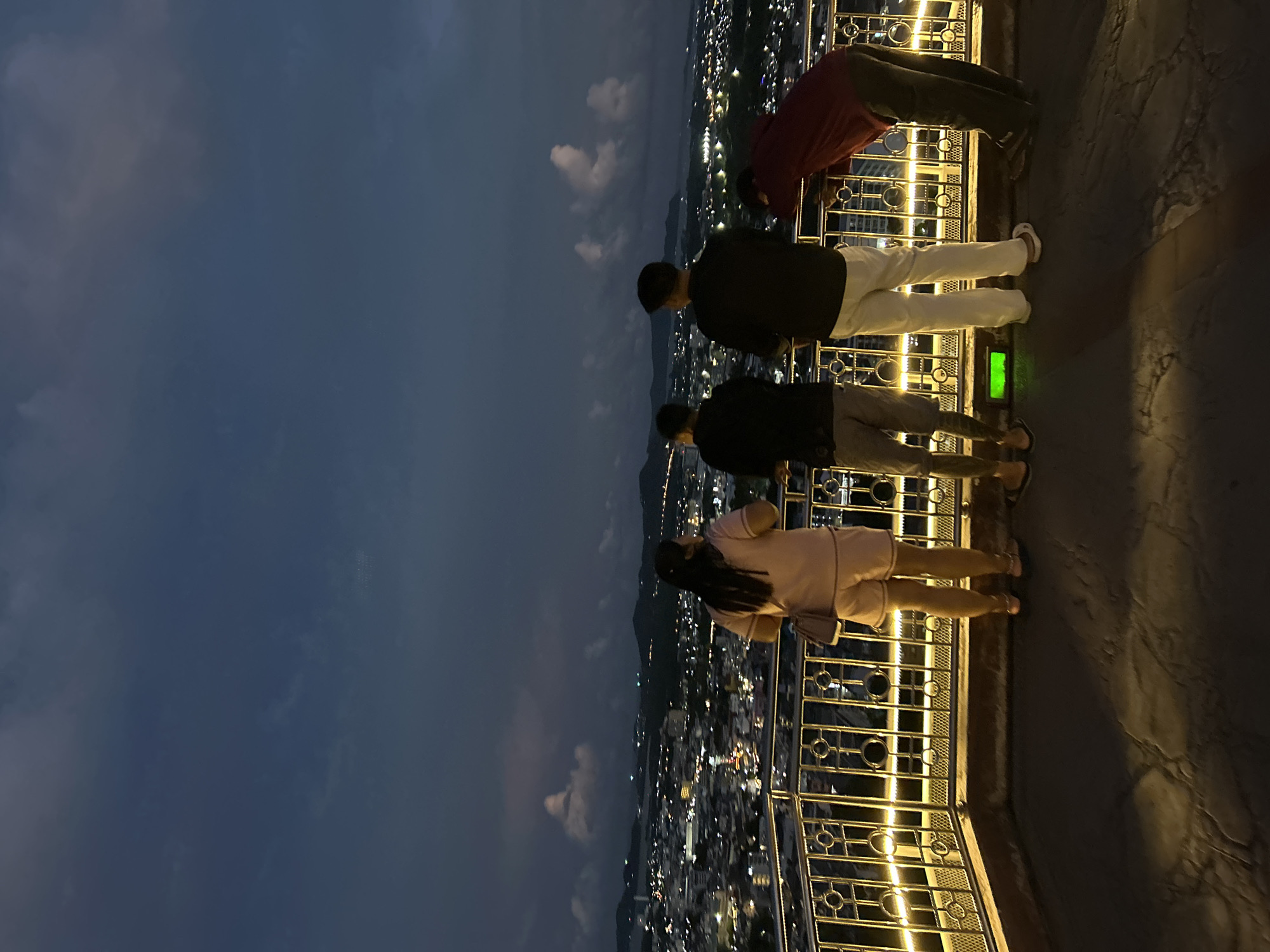 Dusk to night across Phuket's rooftops and city views