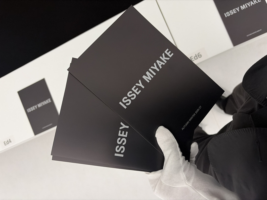 Issey Miyake fashion show preparation documented across Paris venues