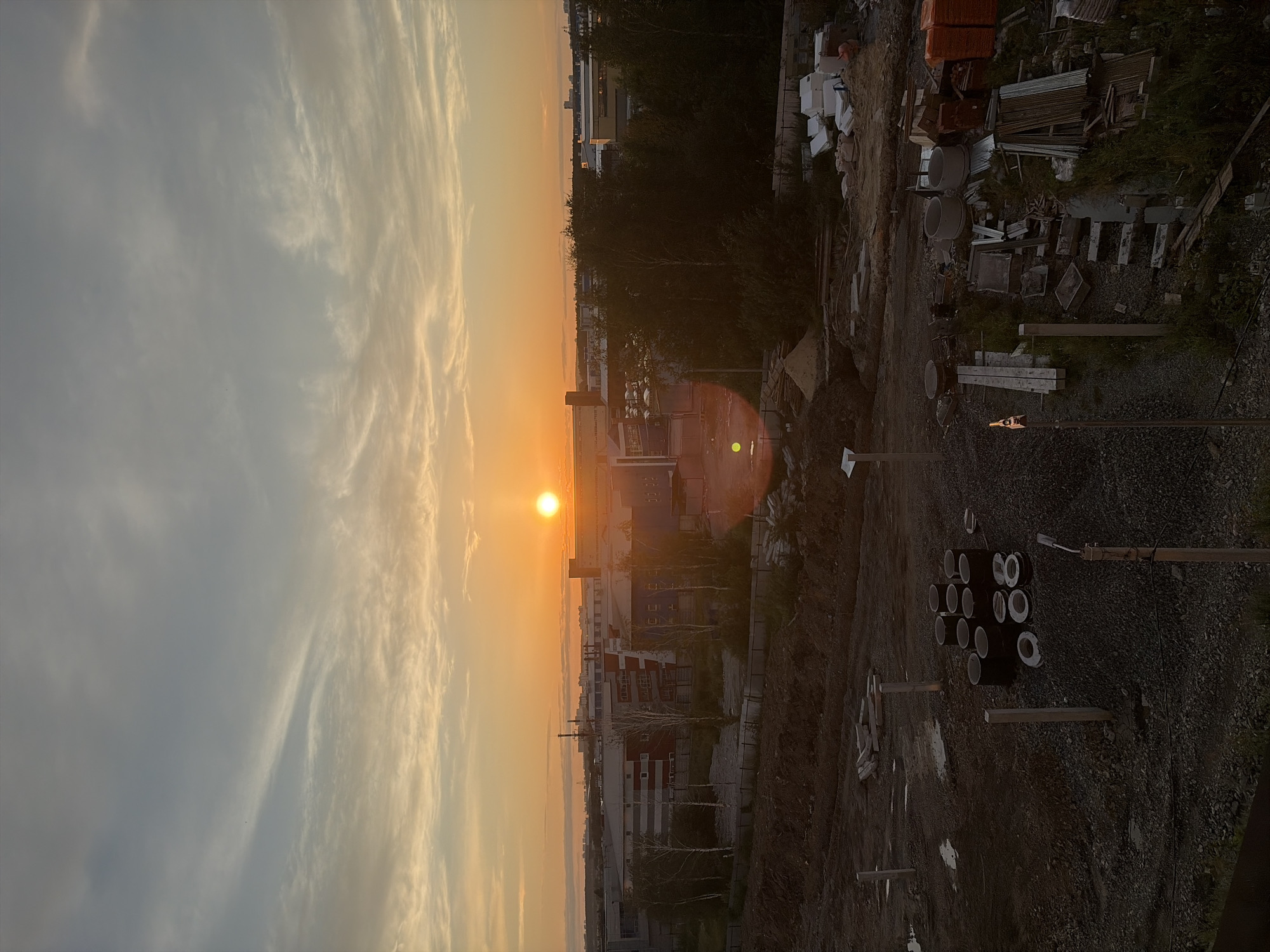 Yekaterinburg afternoon: sunset skylines, a playground, and downtime