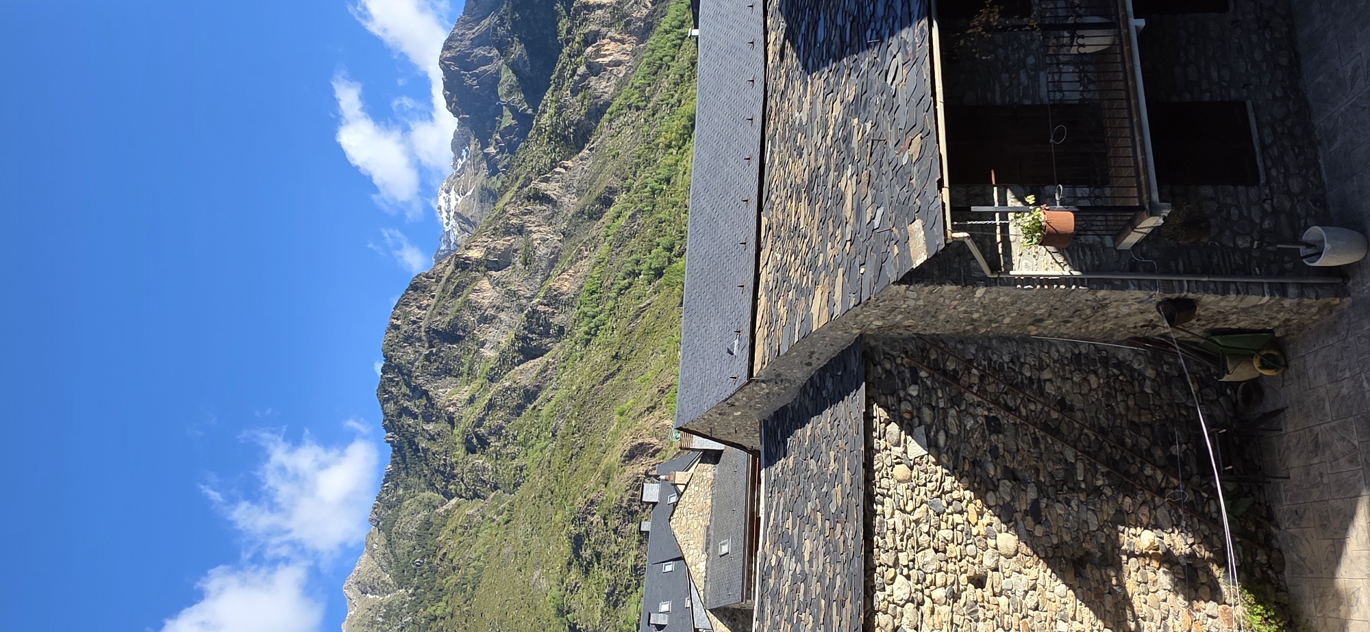 Morning scenes captured in Benasque mountain town, Spain