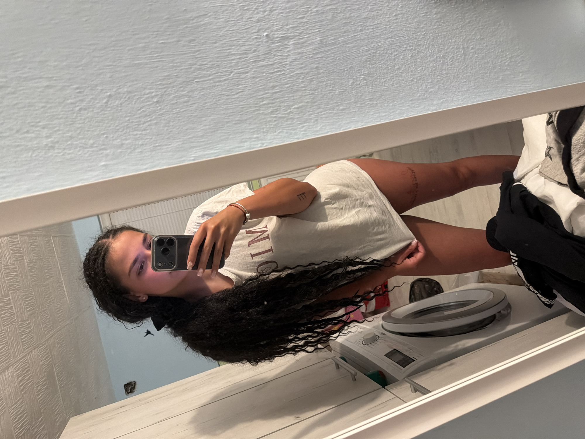 Mirror selfies and bedroom moments from a home in rural Bulgaria