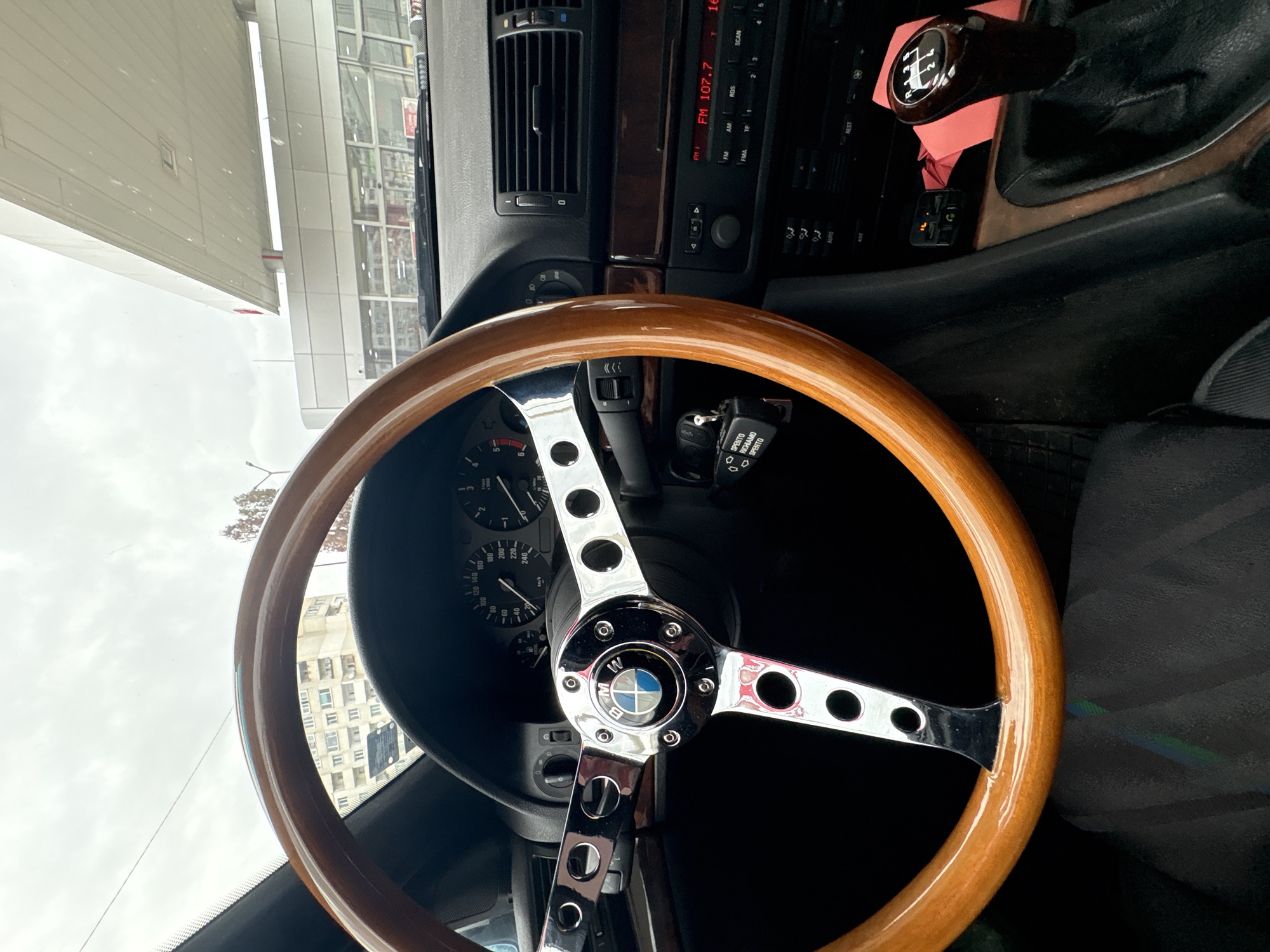 Car interior and vending machine documented at Sofia gas station