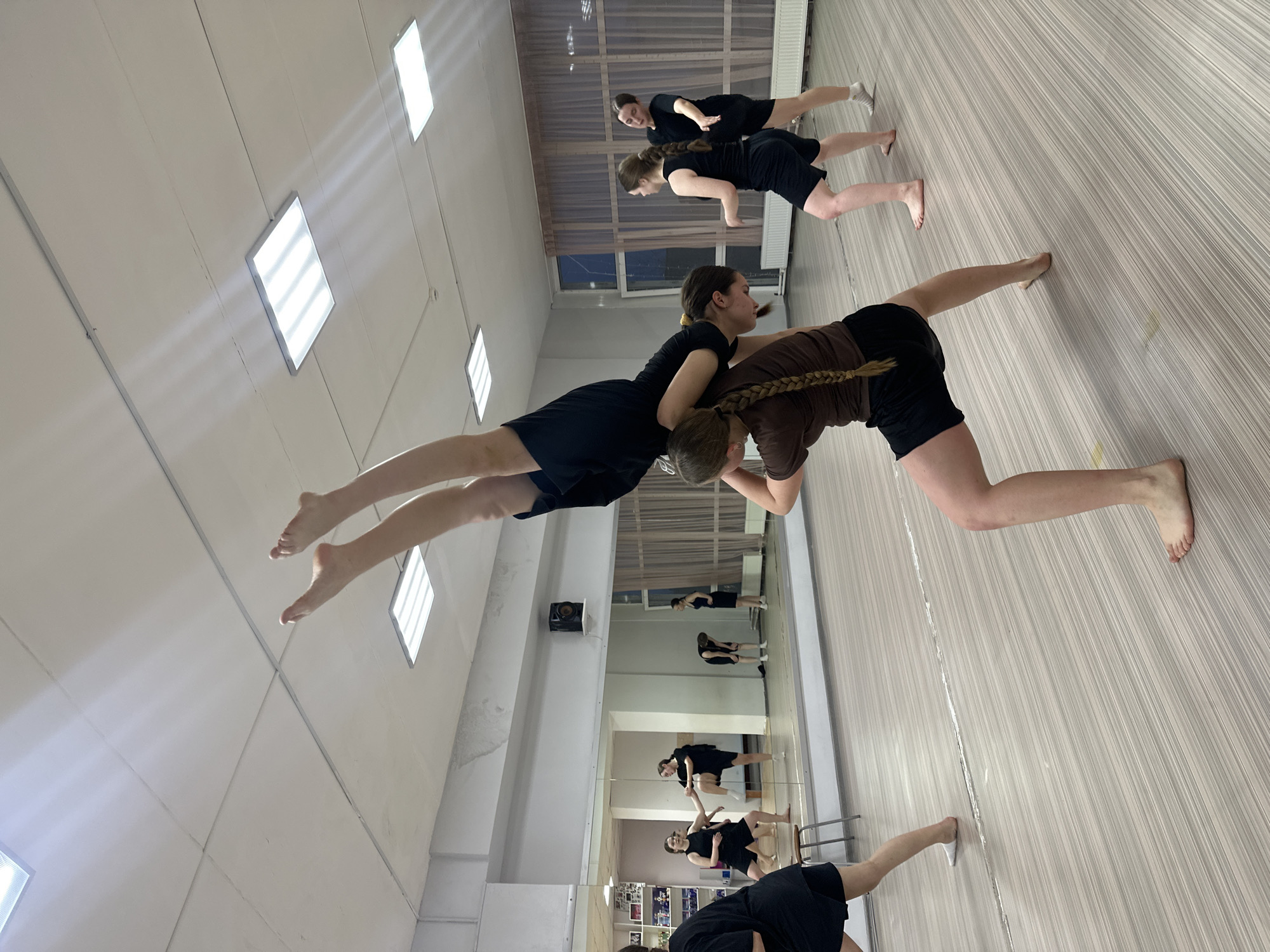 Dance students practice routines at Votkinsk studio