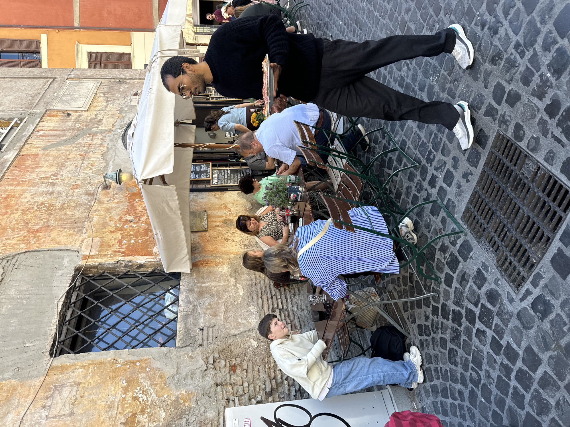 Casual afternoon moments captured across Rome city center