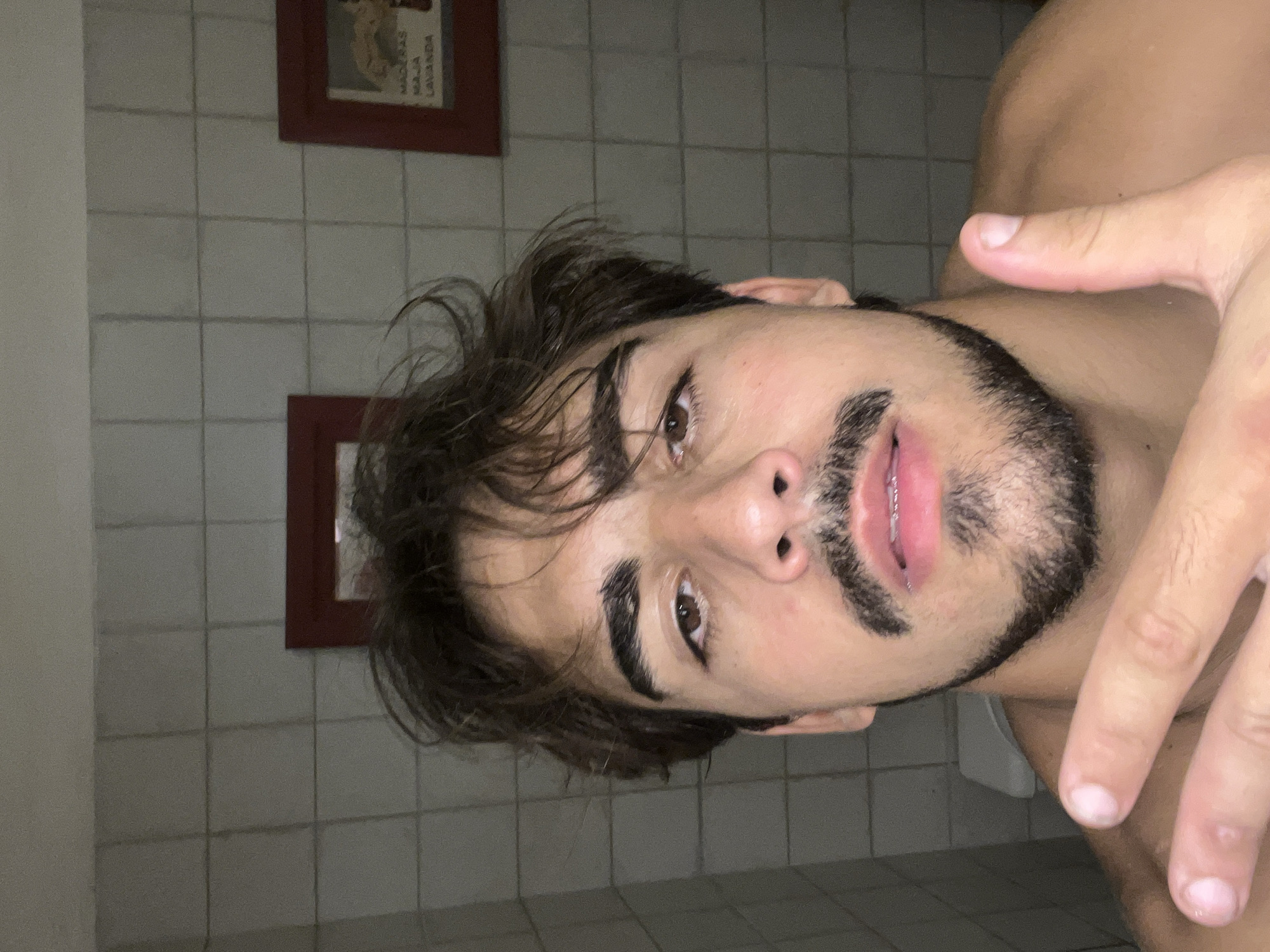Personal bathroom moments captured in Avellaneda apartment
