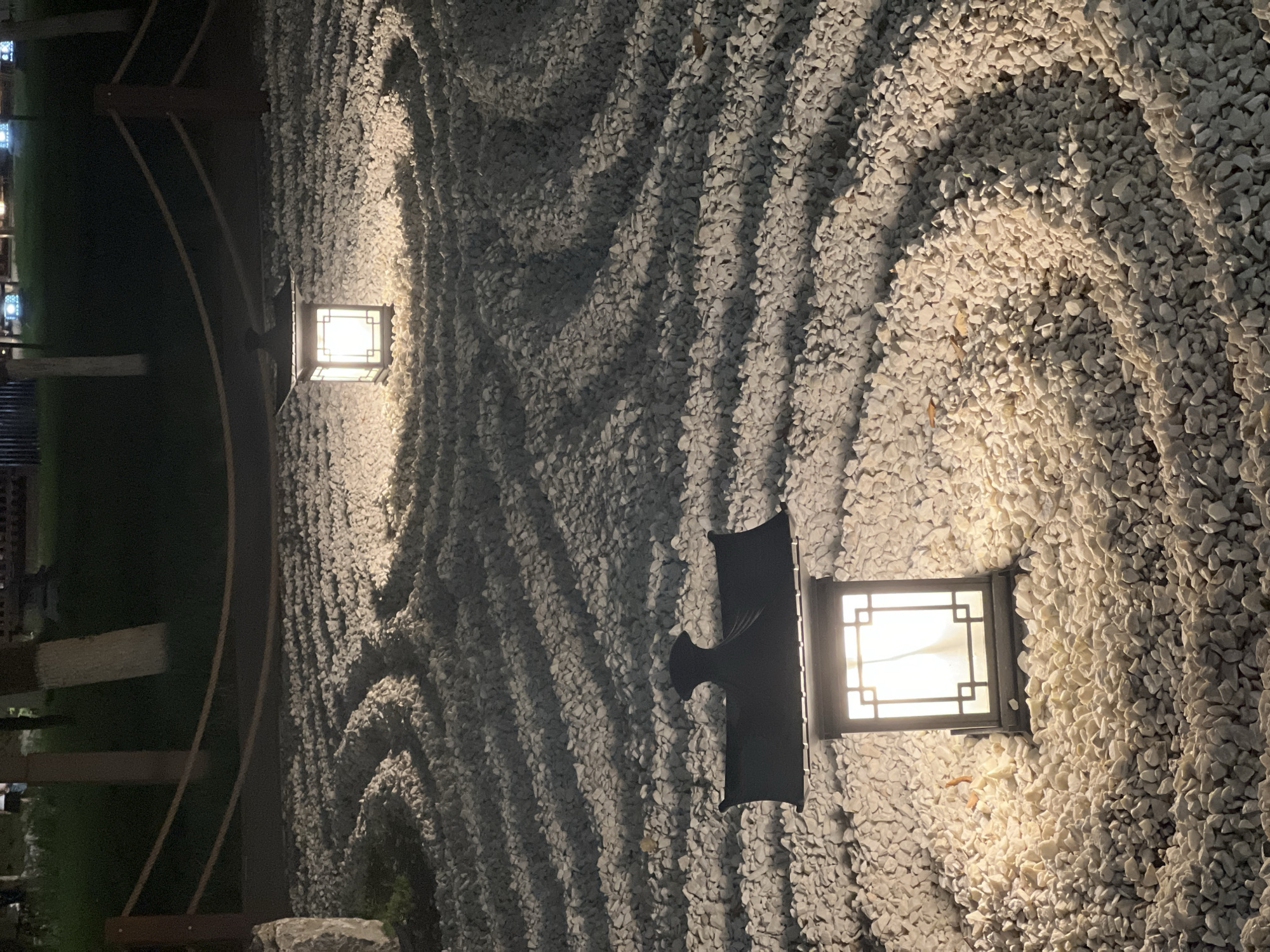 Evening stroll through a zen-style garden in Shymkent