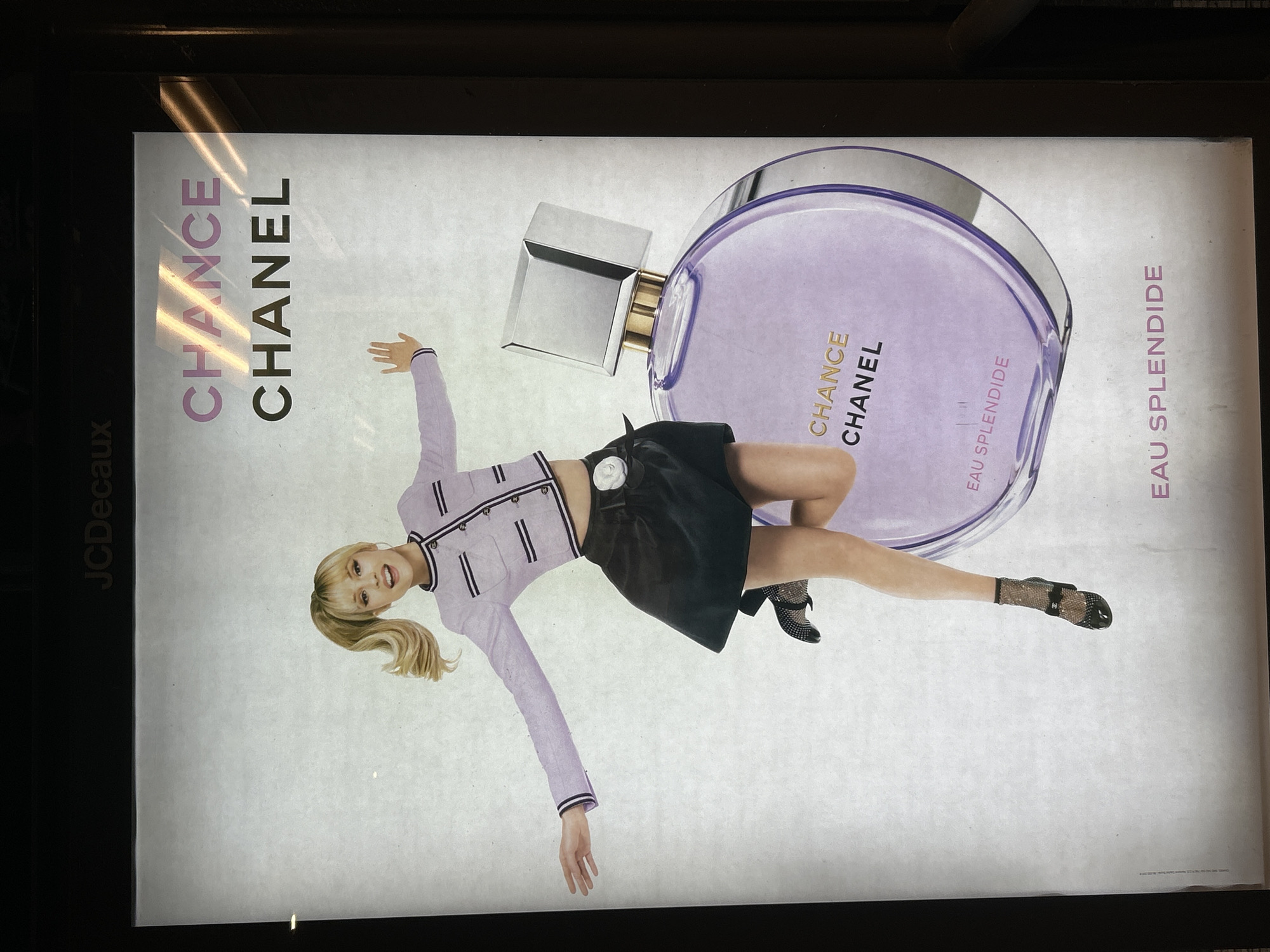 Chanel perfume and theater ads spotted in Strasbourg