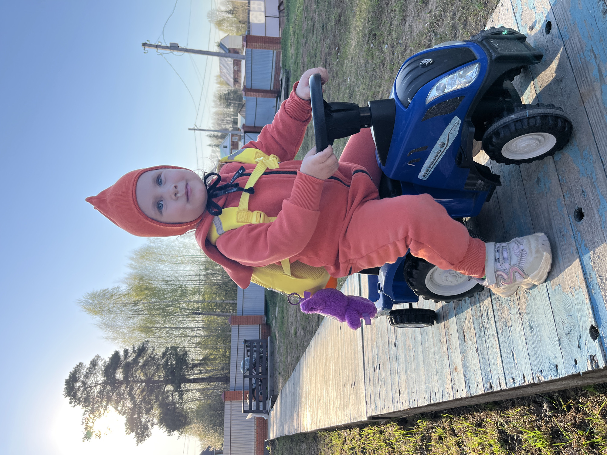 Cycling group documents leisurely afternoon outing in rural Chaikovsky