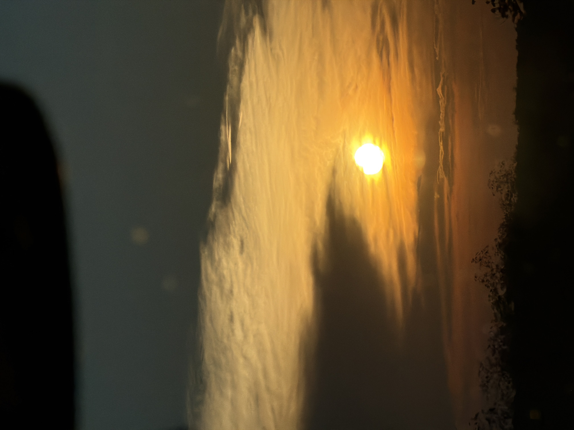 Golden sunset hangs over Valchitran, Bulgaria