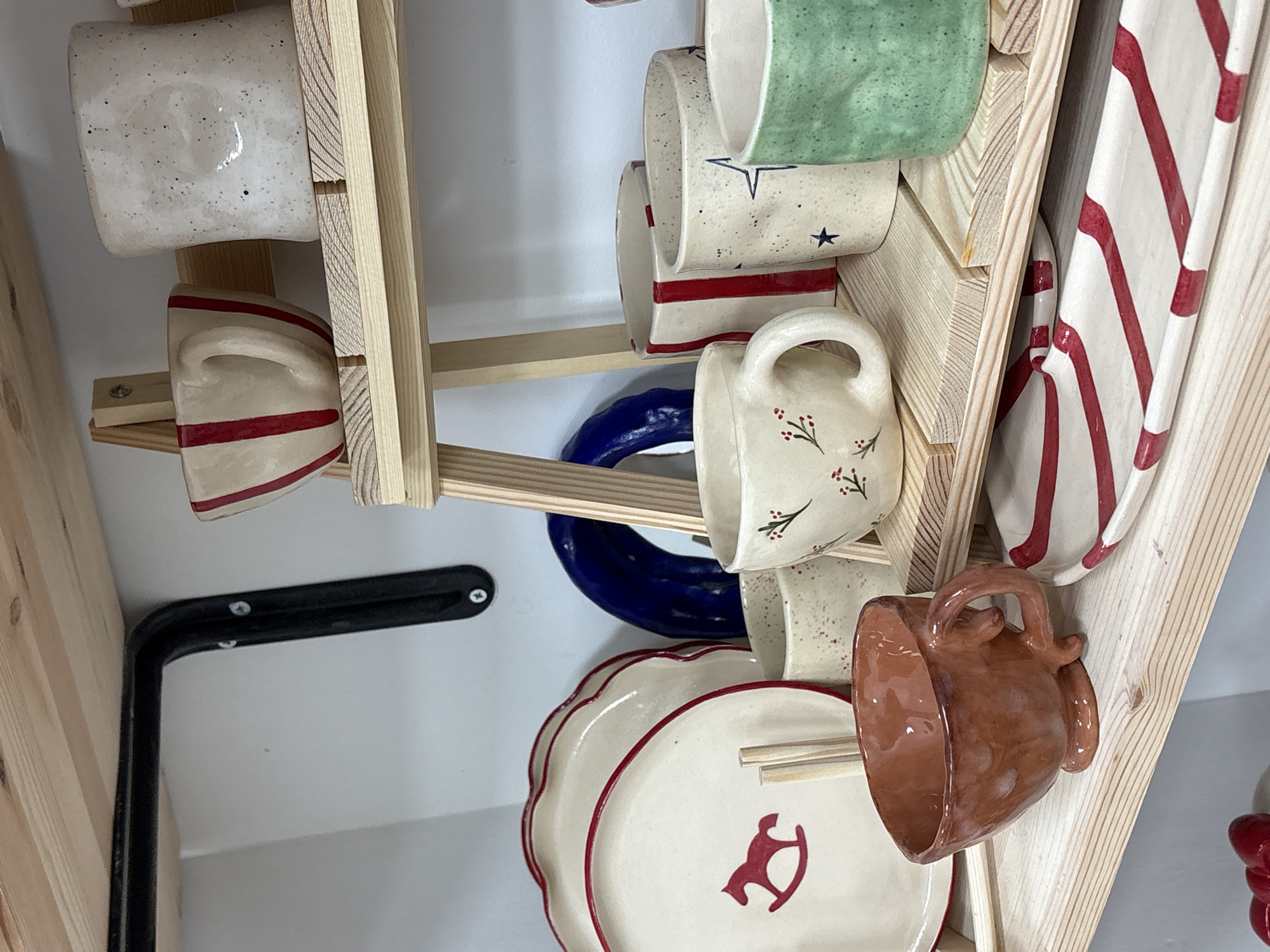 Pottery studio workspace documented in Yerevan