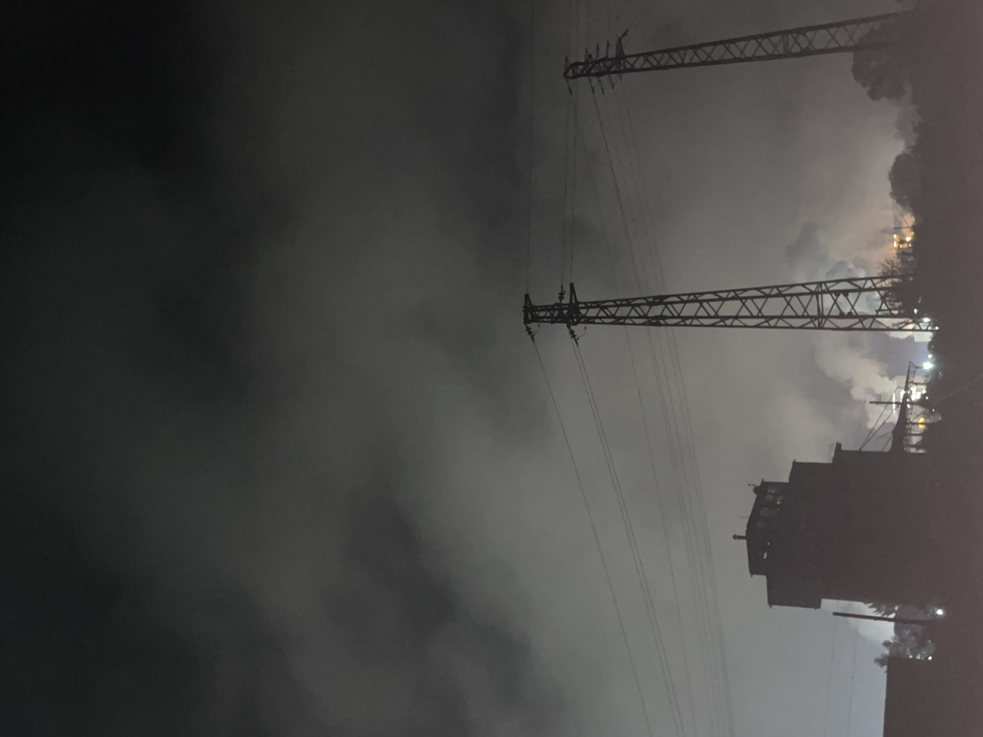 Person observed on ground near power infrastructure in Razgrad