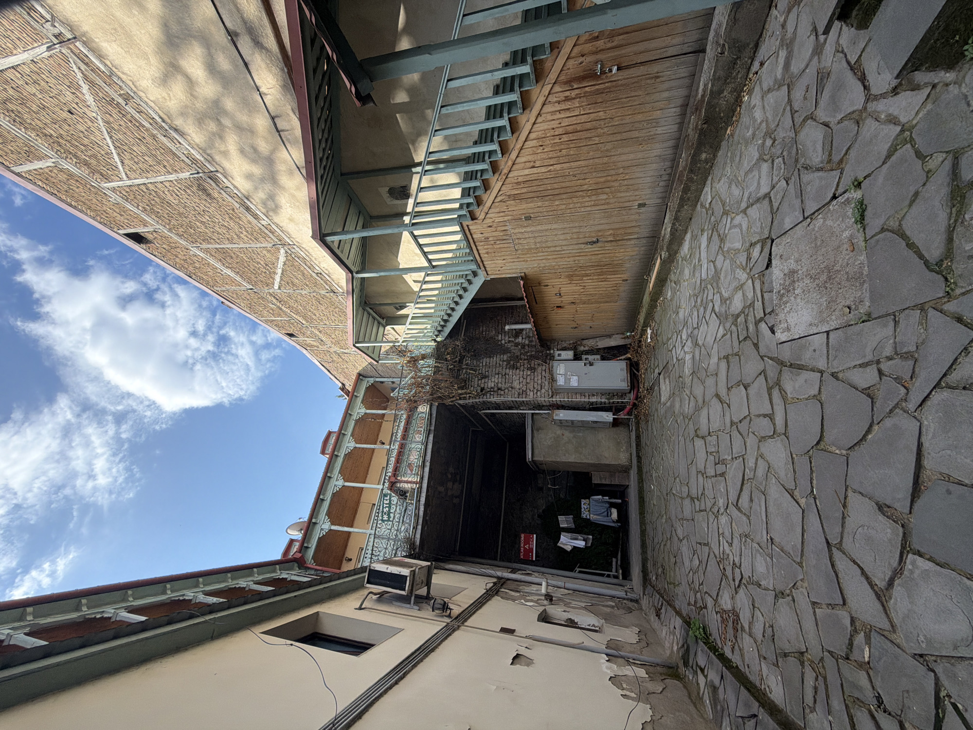Morning walk through Tbilisi's Old Town streets and storefronts