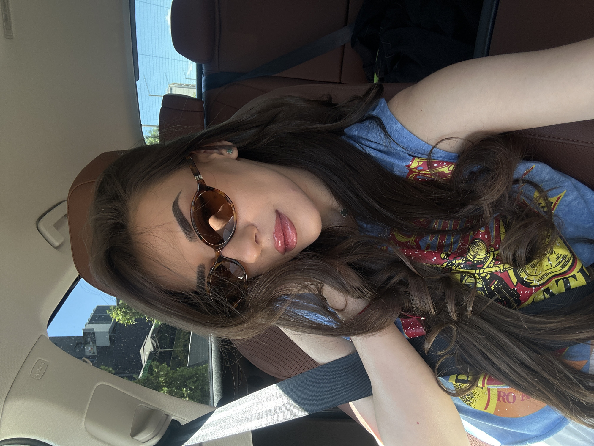 Car selfies in Sofia