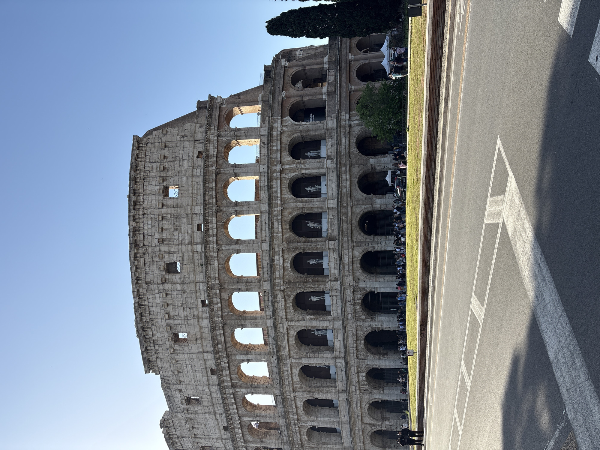 Morning visit to Rome's Colosseum and ancient monuments documented