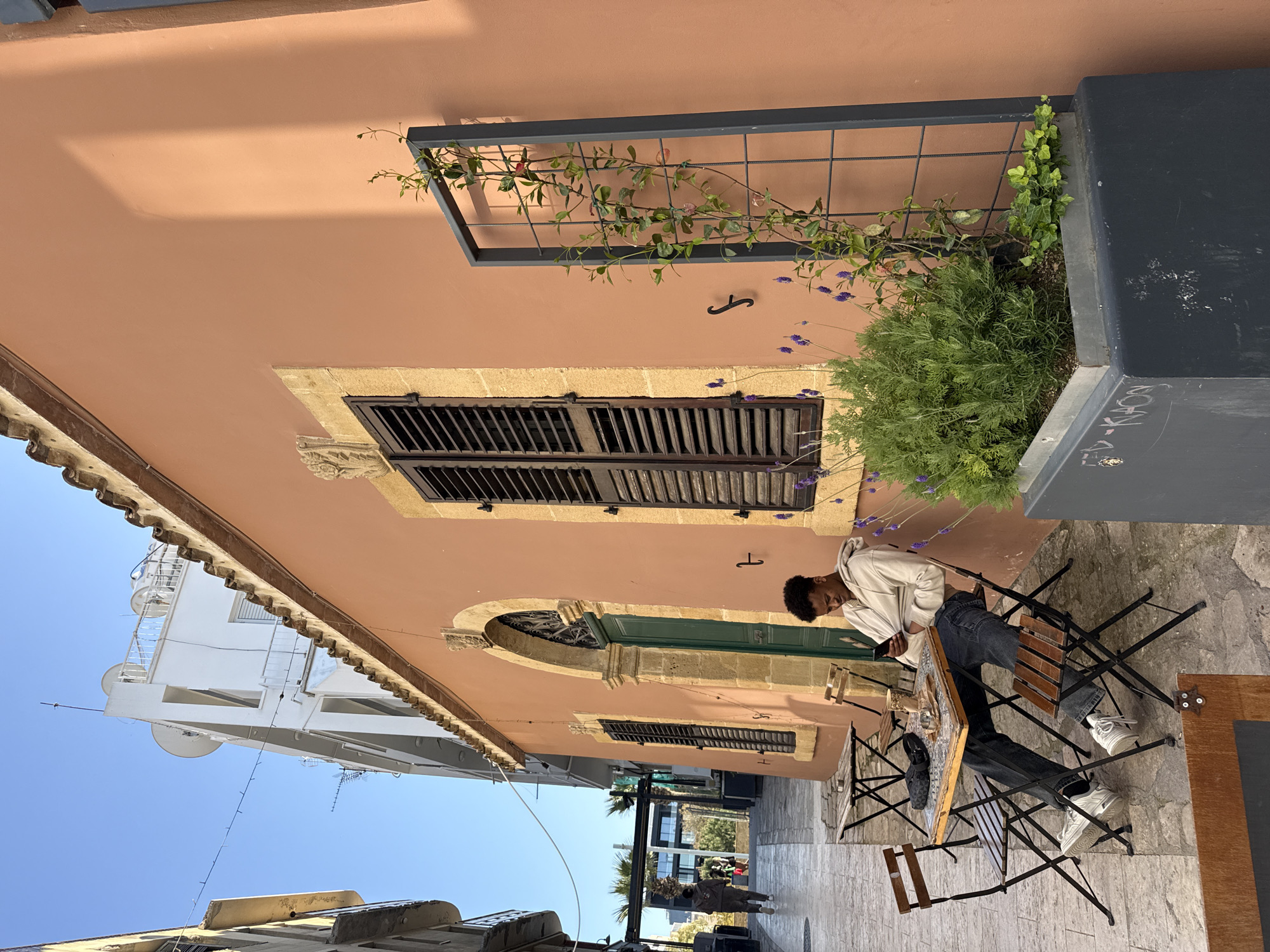 Photographer documents historic architecture during Nicosia walking tour