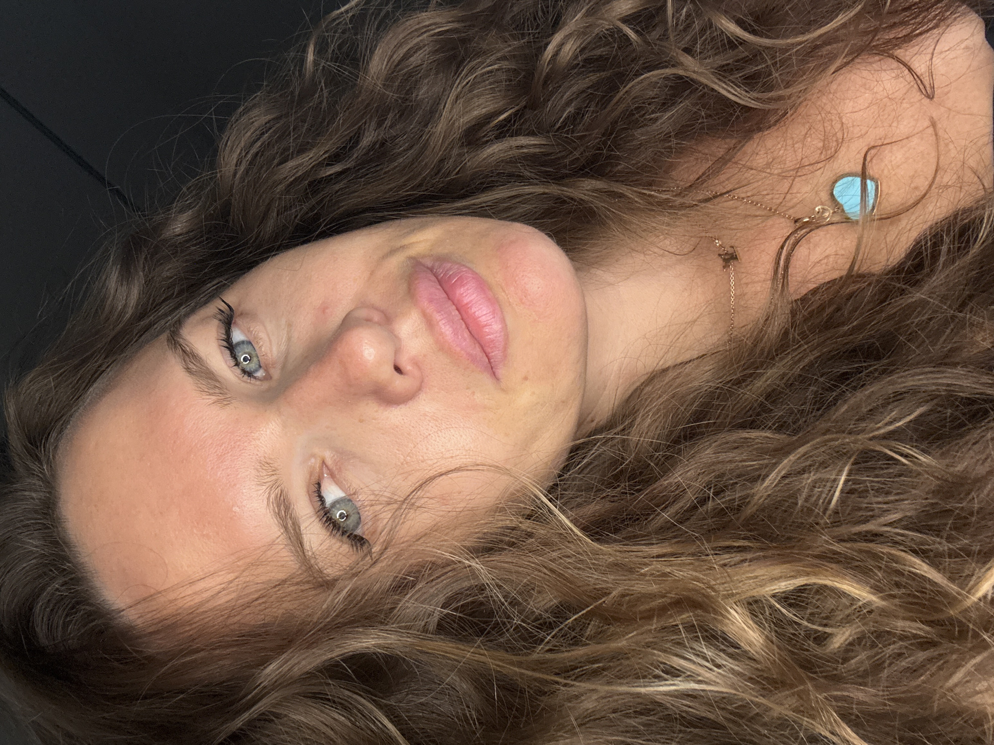 Close-up selfie portrait in Khimki, Russia