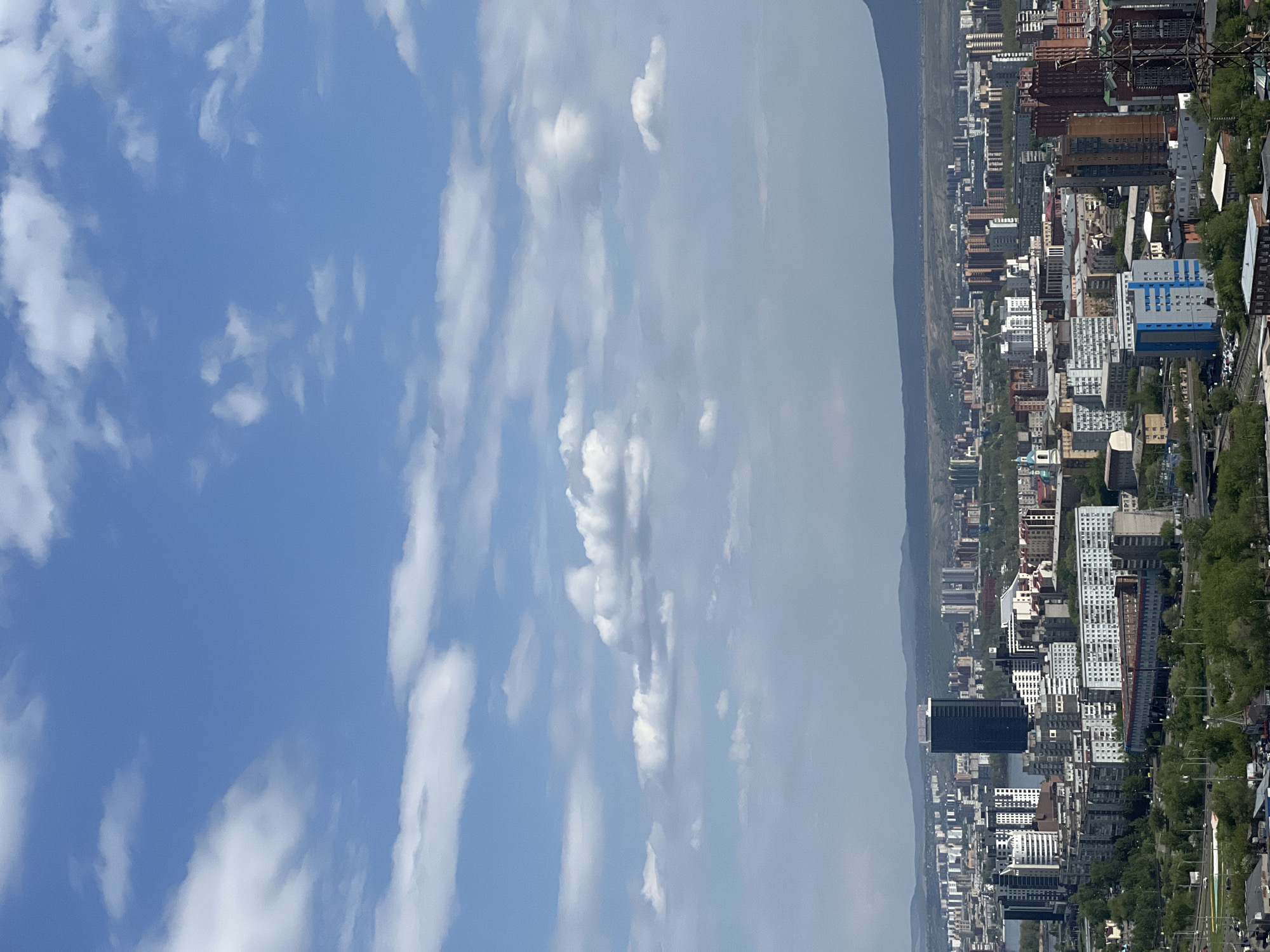 Morning moments captured across Krasnoyarsk cityscape, gym, statue