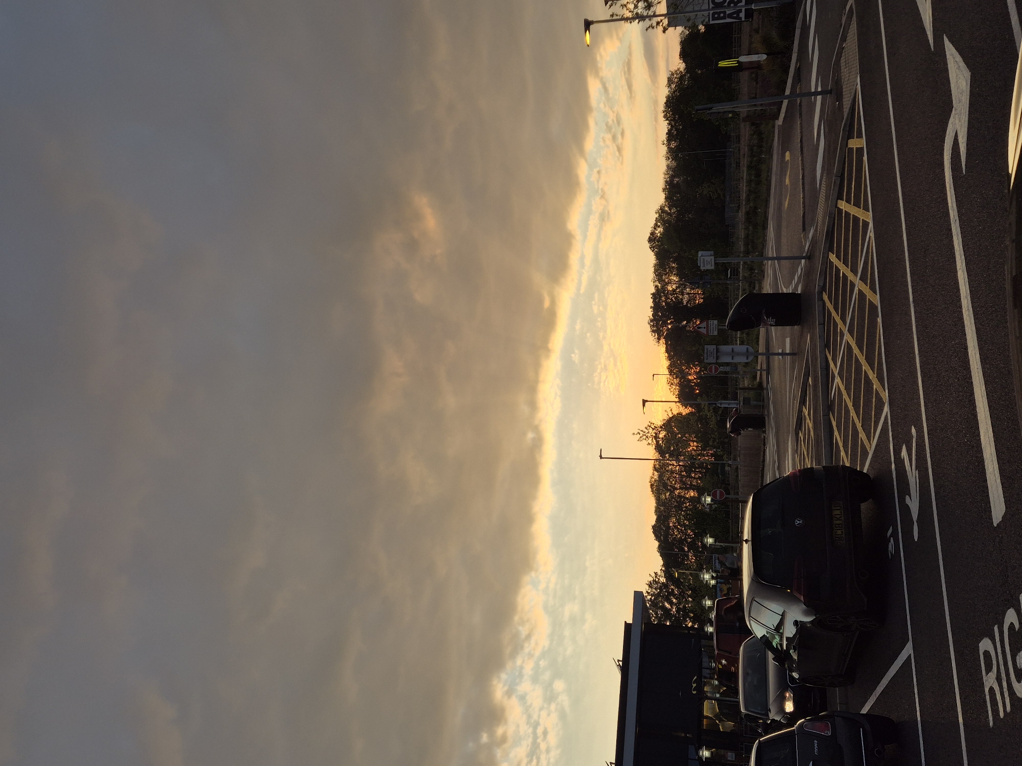 Evening scenes captured across West Suffolk cafes and parking areas