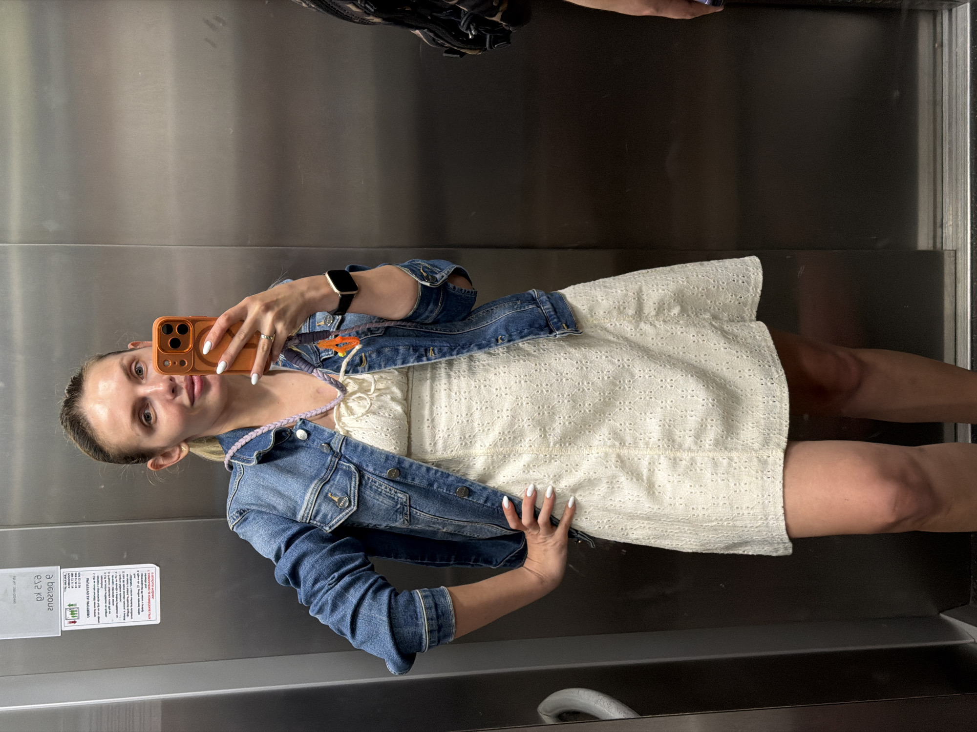 Everyday moments captured in Budva: elevator selfie, salon visits