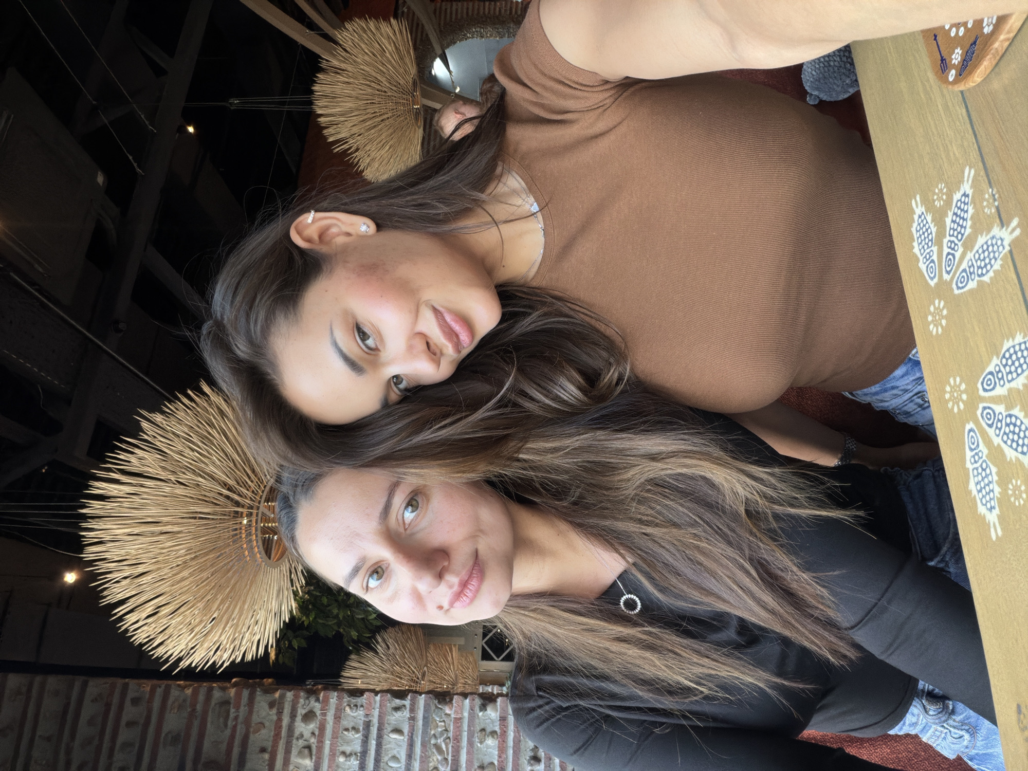 Young girls dining and taking photos at Krasnoyarsk restaurants