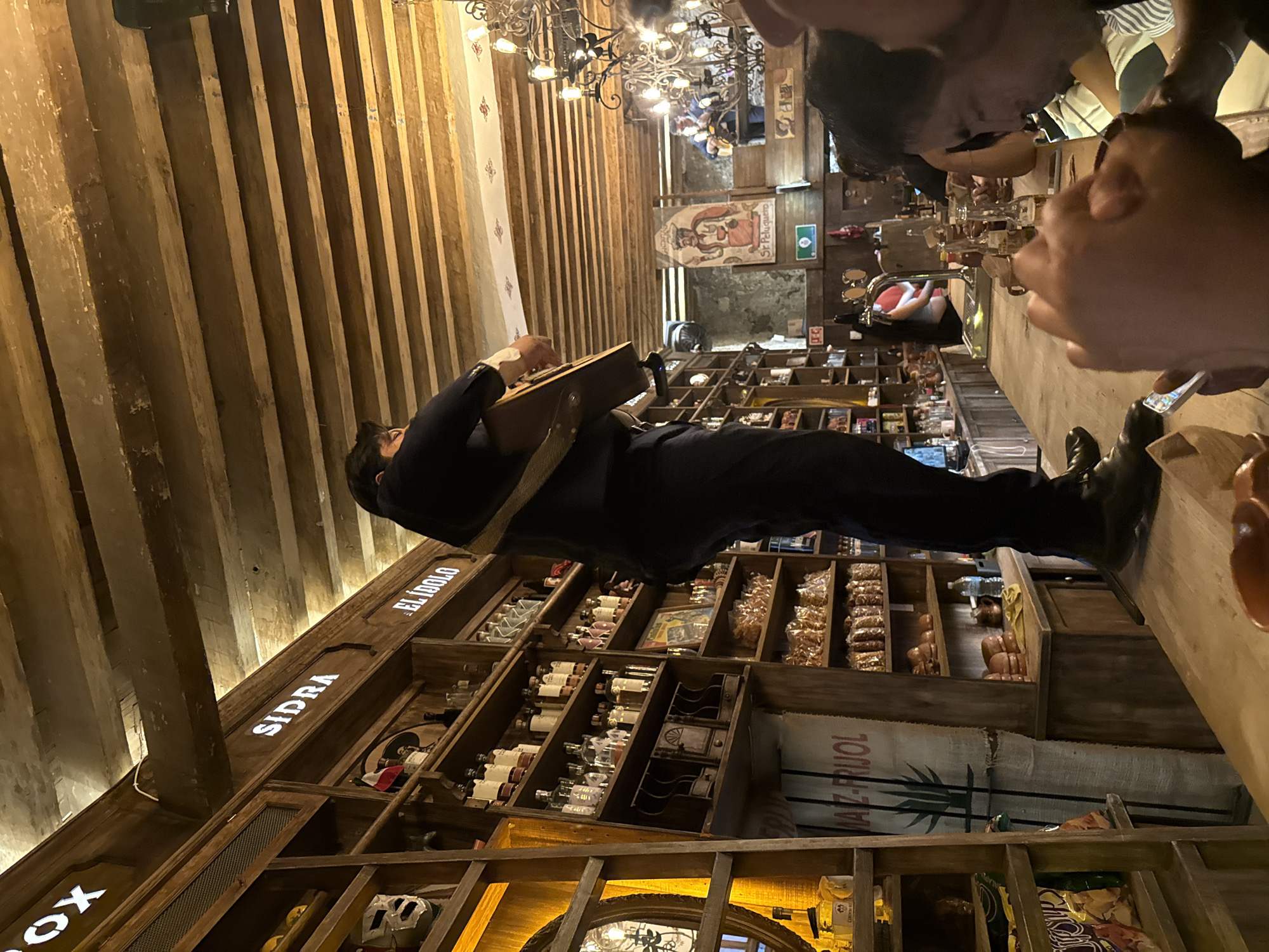 Bar interior documented in Puebla, Mexico