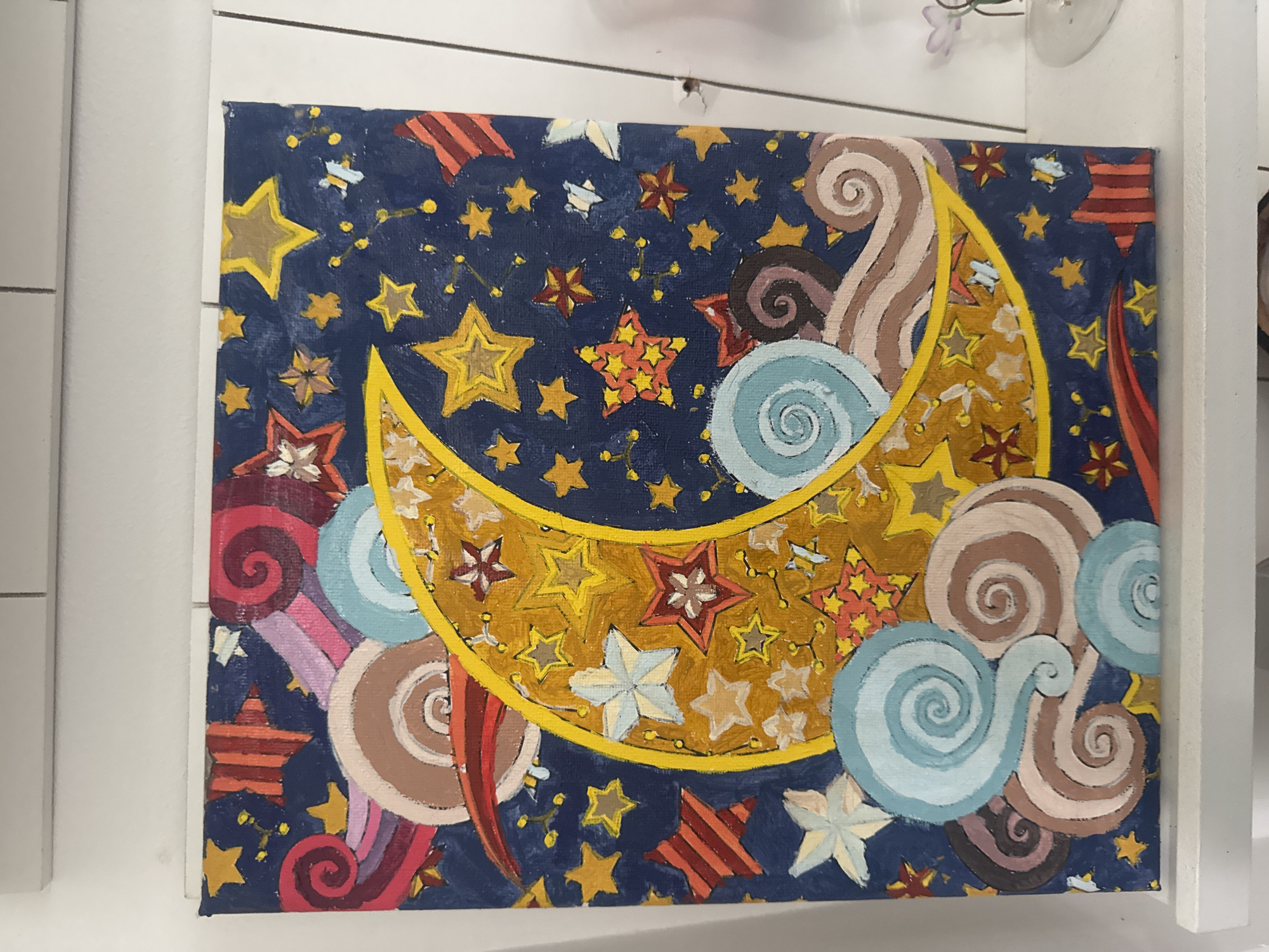 Interior decorative items and artwork documented in Plovdiv home