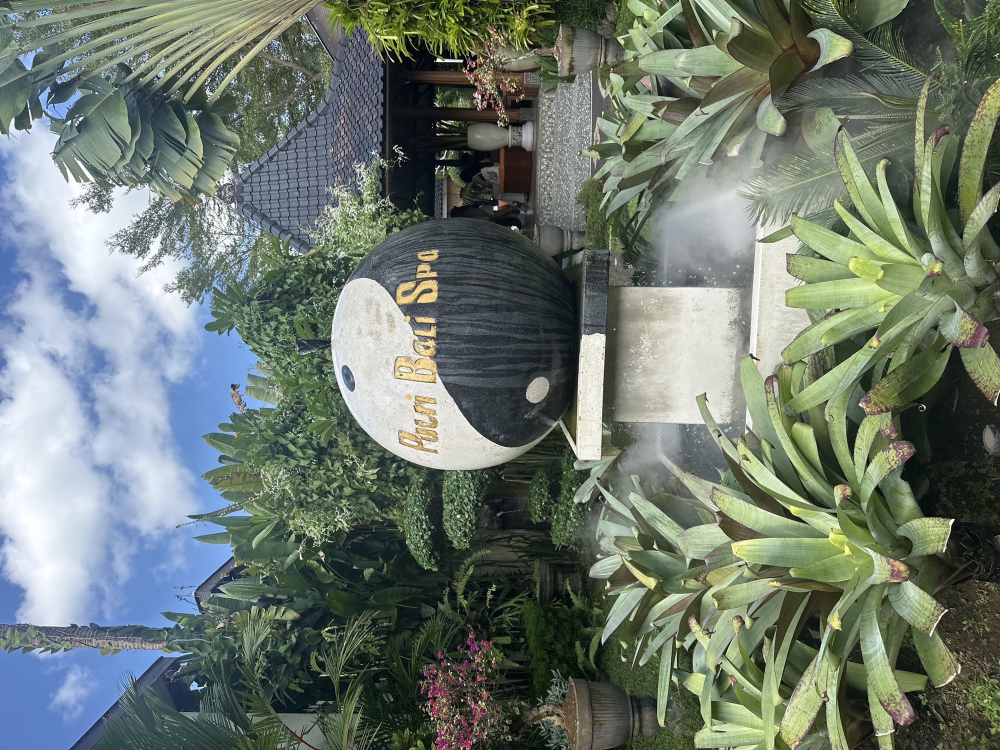 Puri Bali Spa entrance documented in Ubud District