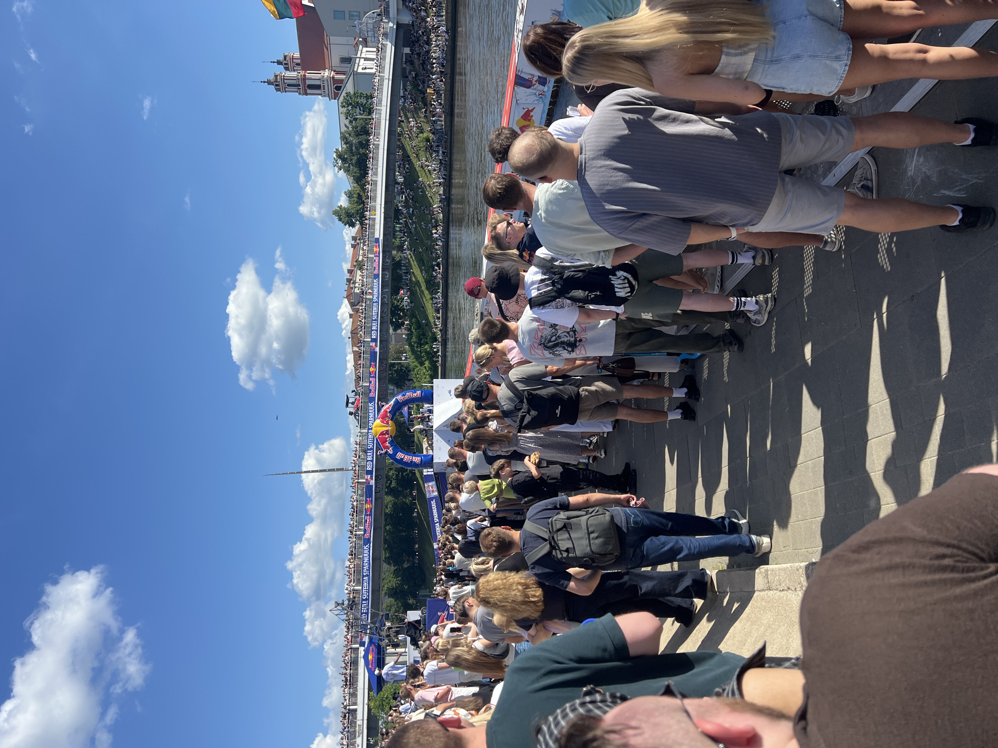 Red Bull cliff diving event draws big crowd in Vilnius