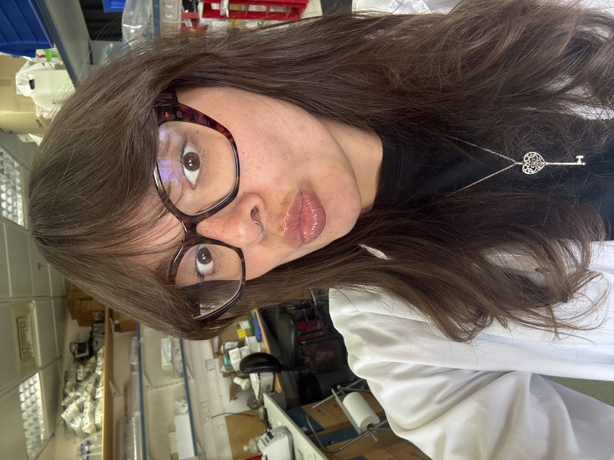 Lab work and selfies from a Tel Aviv research setting
