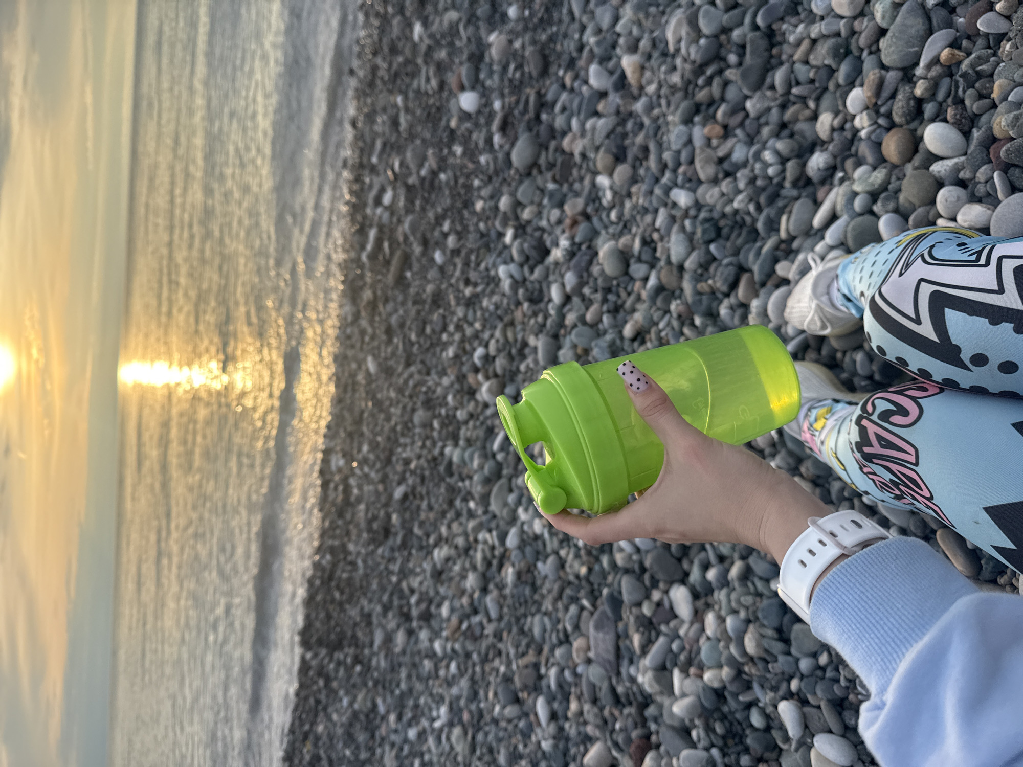 Sunset moments captured along Batumi's Black Sea coastline