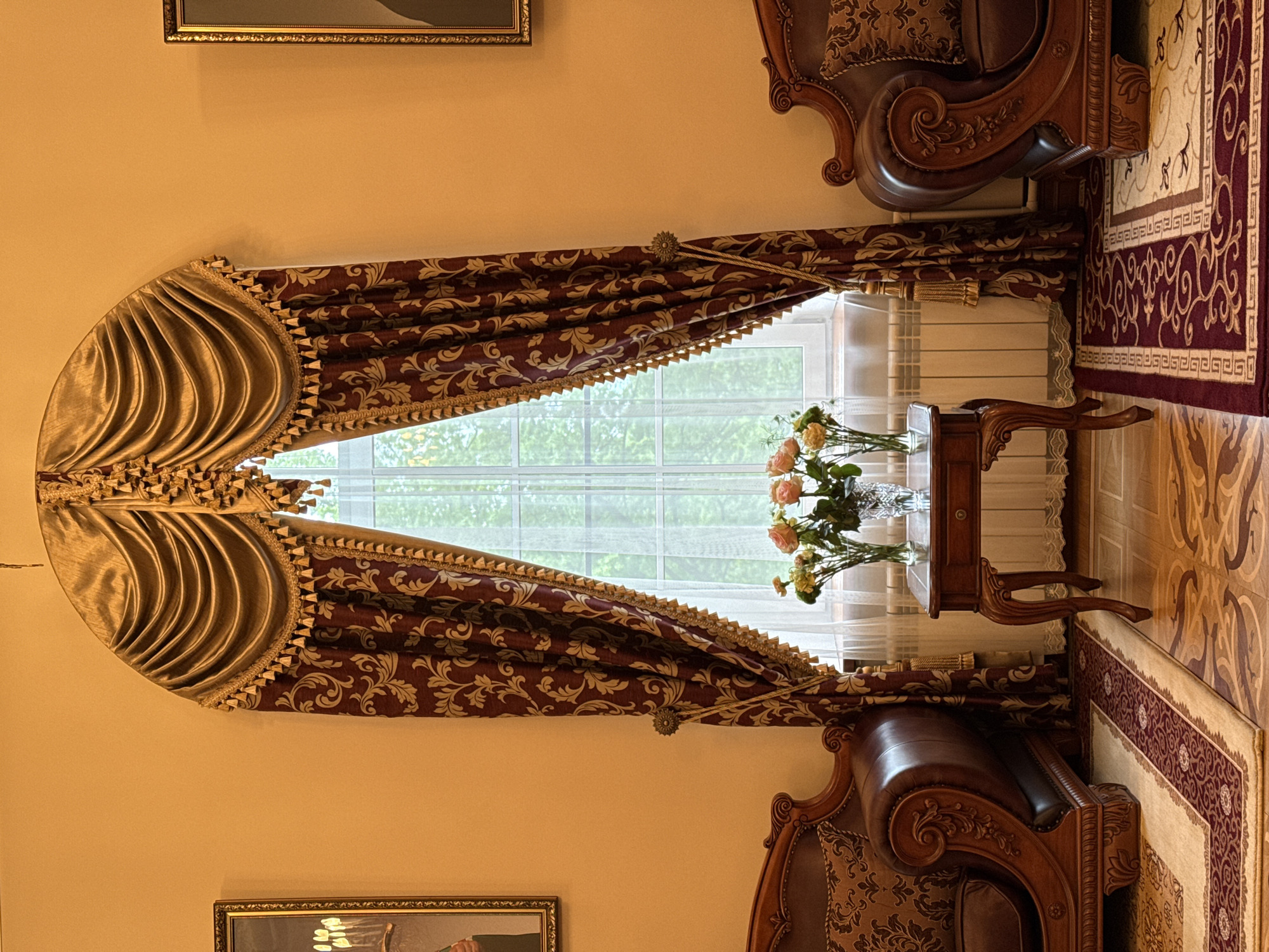 Ornate Russian Orthodox interiors documented in Saint Petersburg