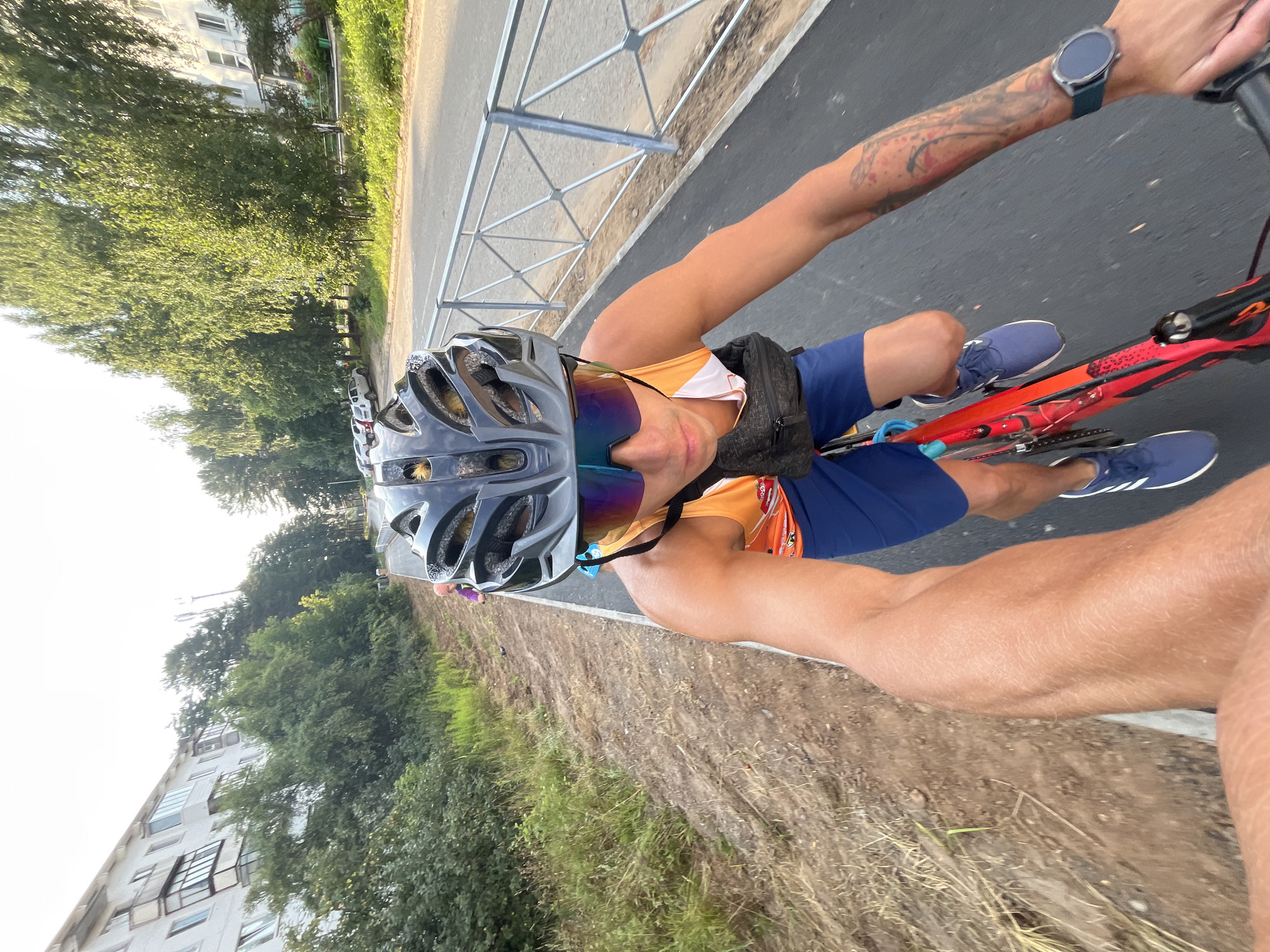 Cycling through Chaikovsky on a summer morning